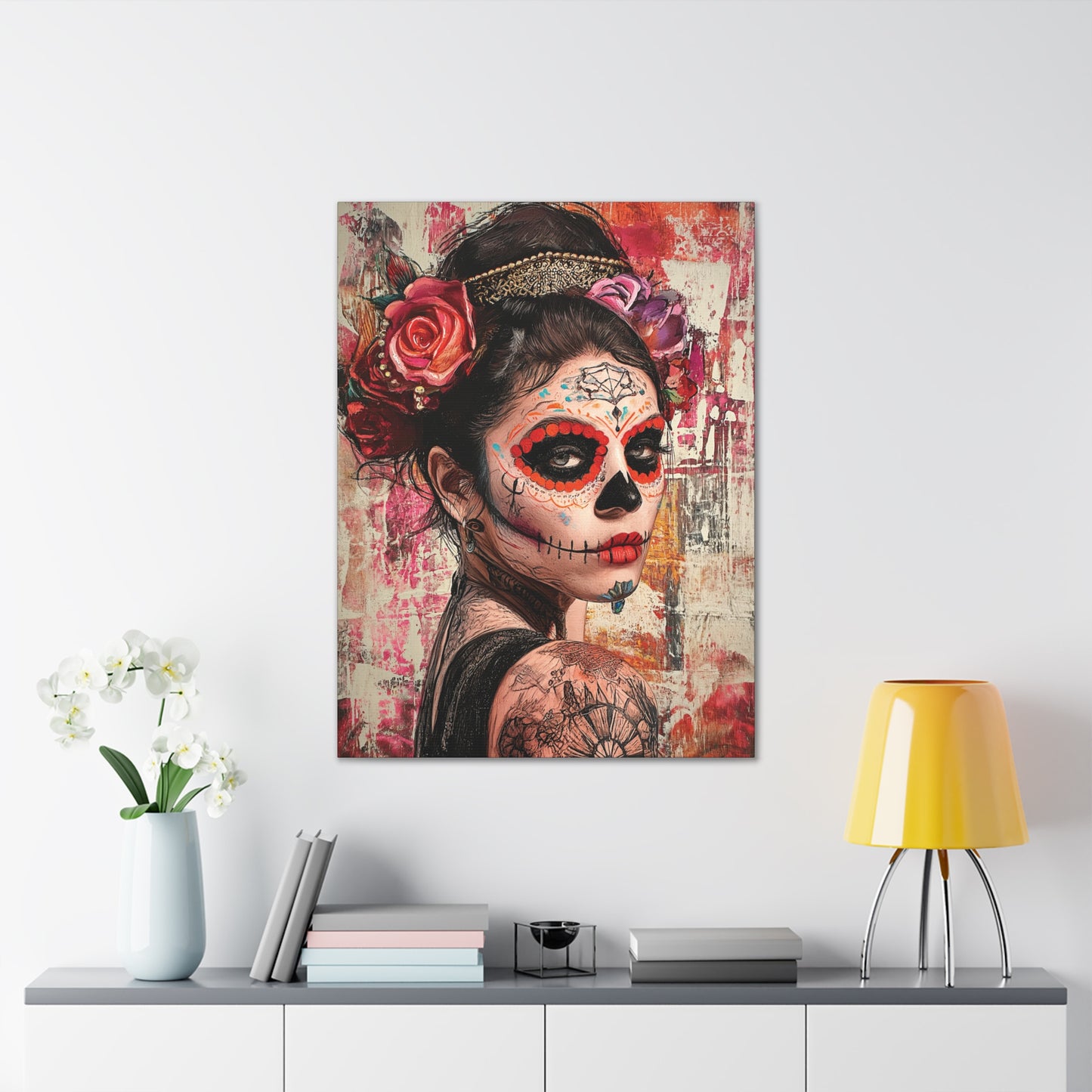 Day of the Dead 1 Canvas Stretched, 0.75"