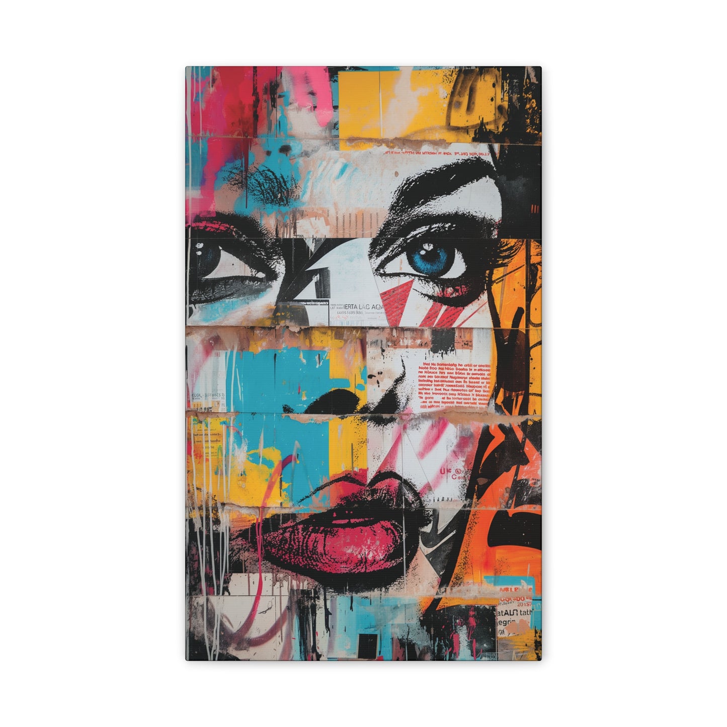 Girl 7 Canvas Stretched, 0.75"