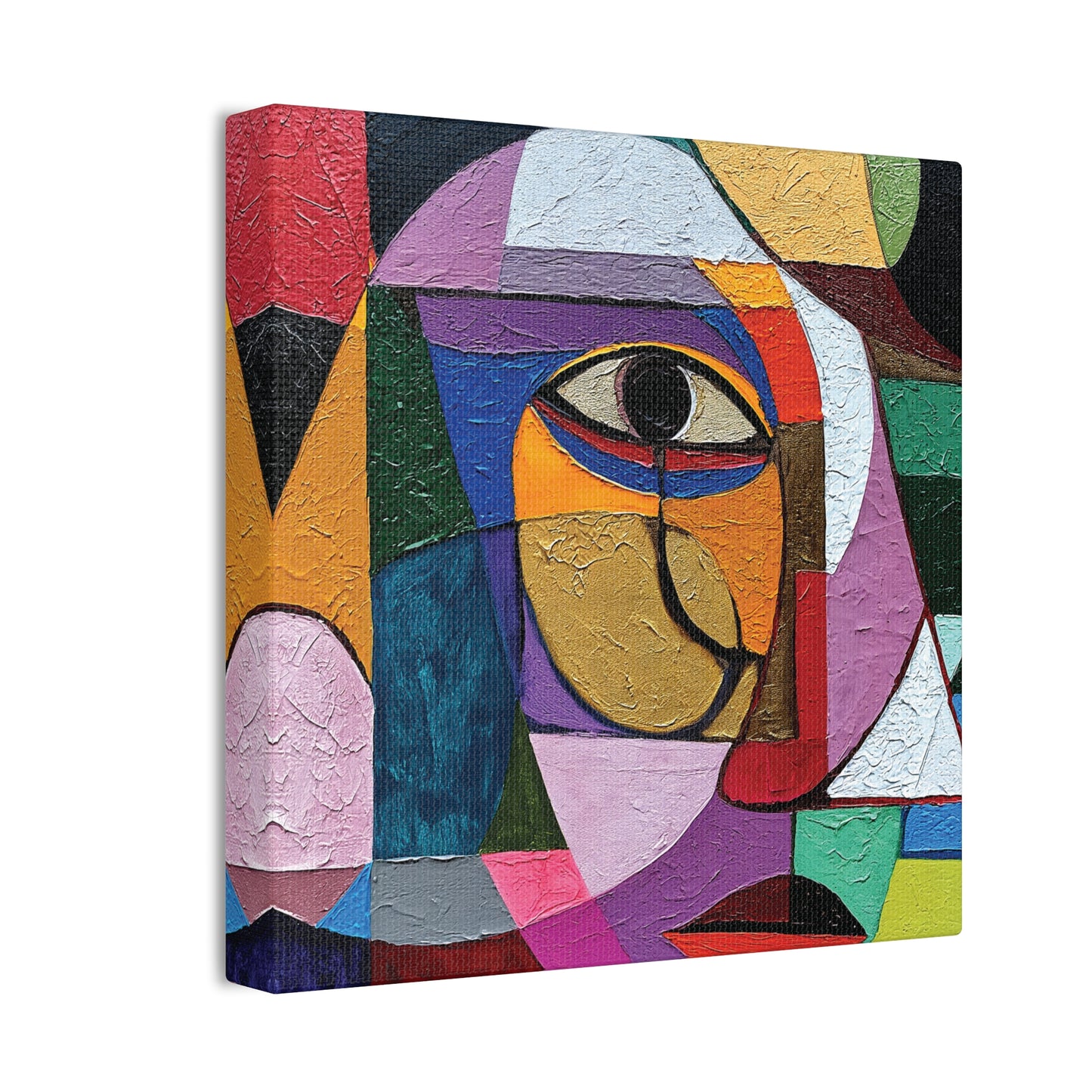 Peter Casso2 Square Canvas Stretched, 0.75"