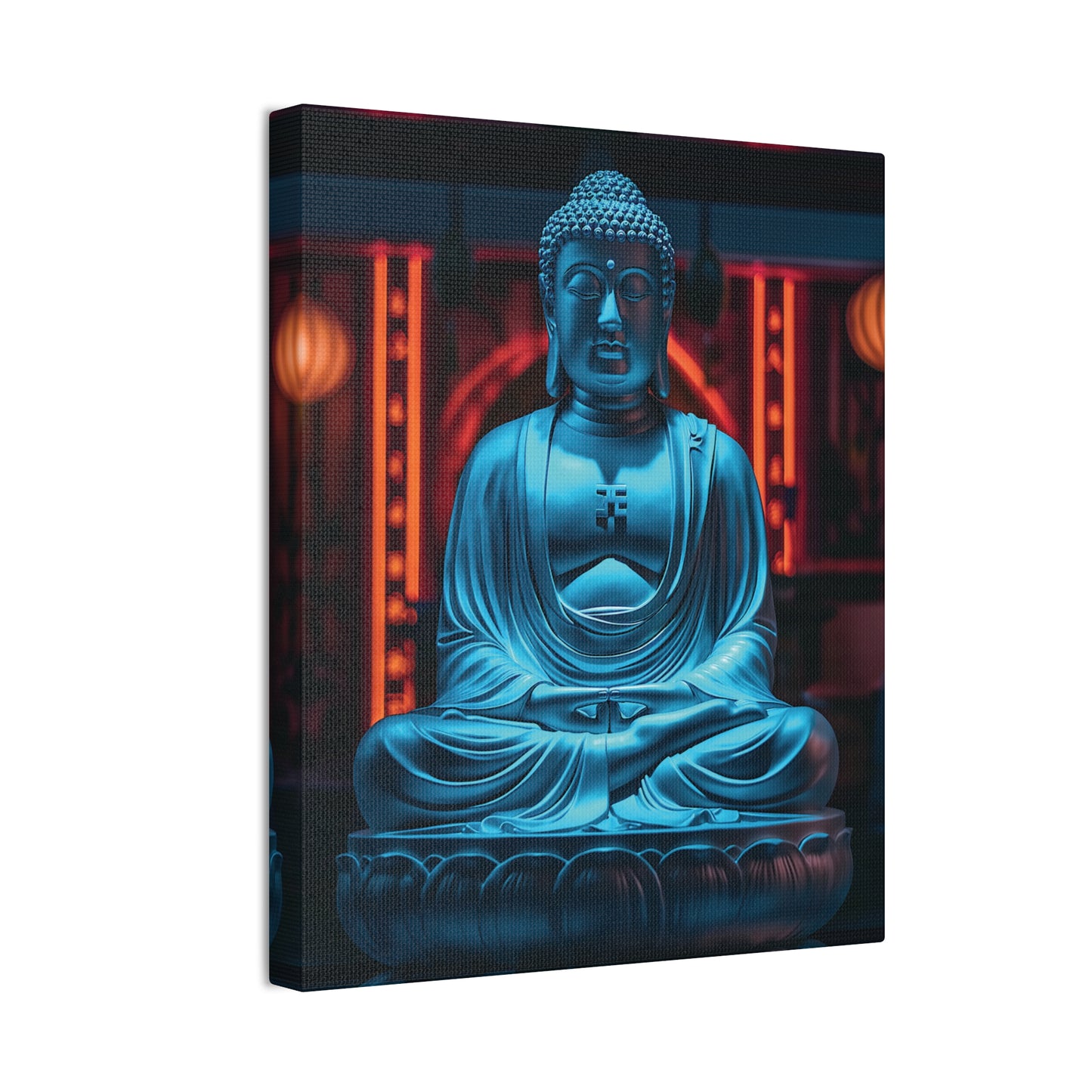 Buddha 18 Canvas Stretched, 0.75"