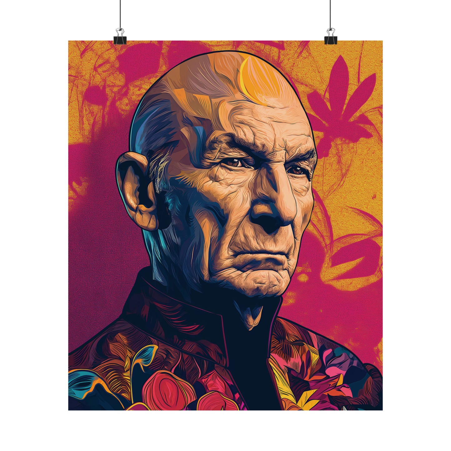 Picard 1 Matte Vertical Posters