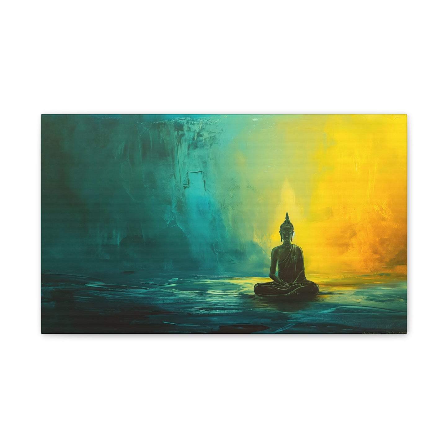 Buddha Painting Print 1 Canvas Stretched, 0.75"