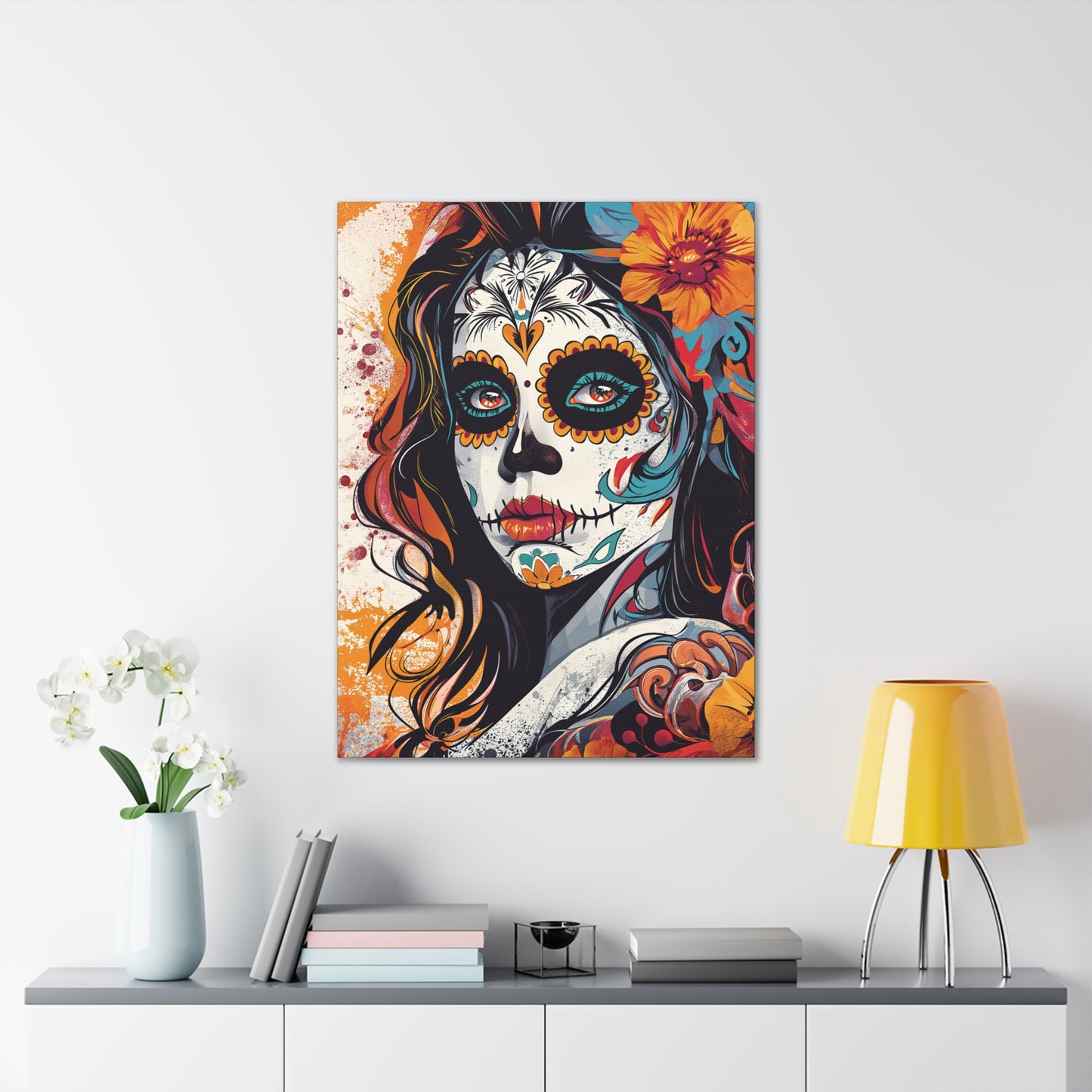 Day of the Dead 8 Canvas Stretched, 0.75"