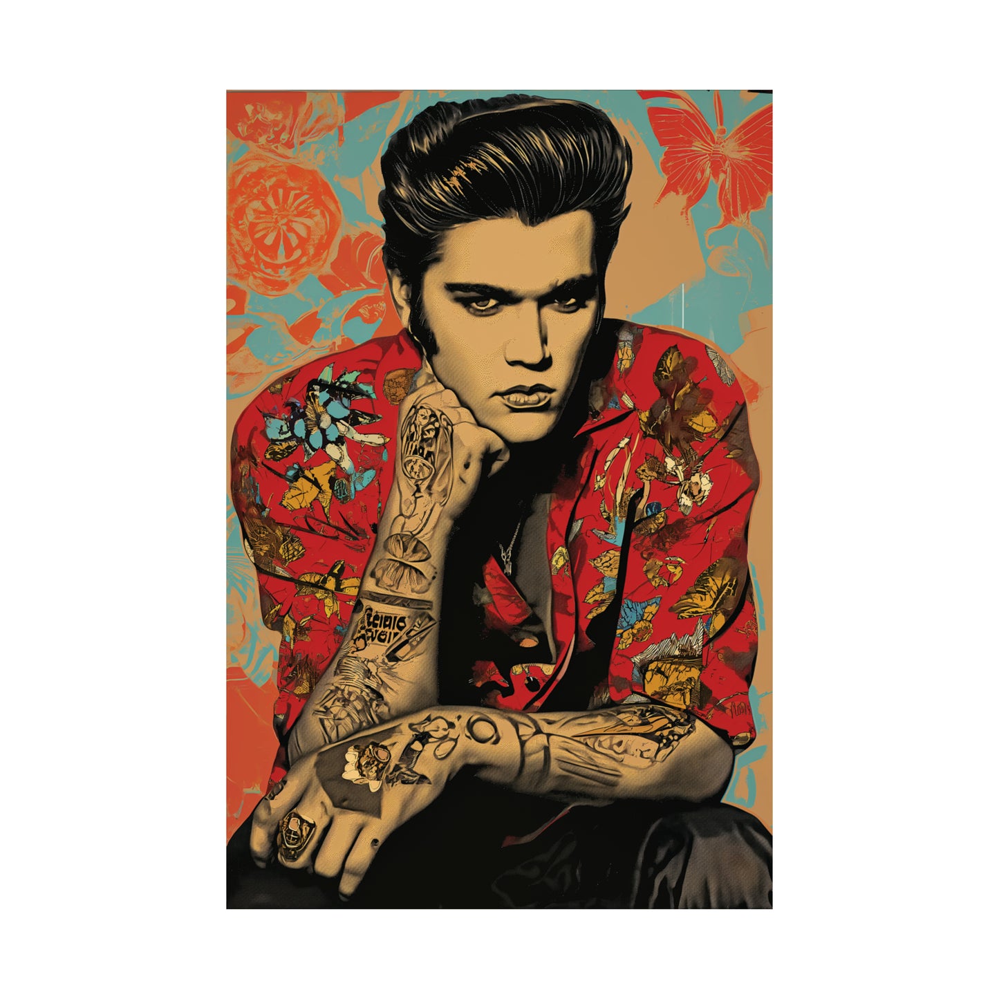 Elvis 2 Matte Vertical Posters