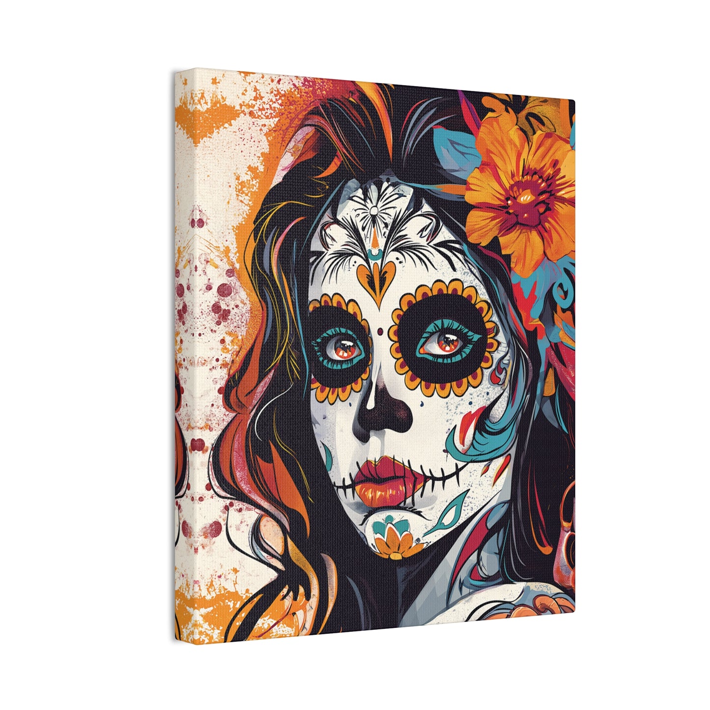 Day of the Dead 8 Canvas Stretched, 0.75"