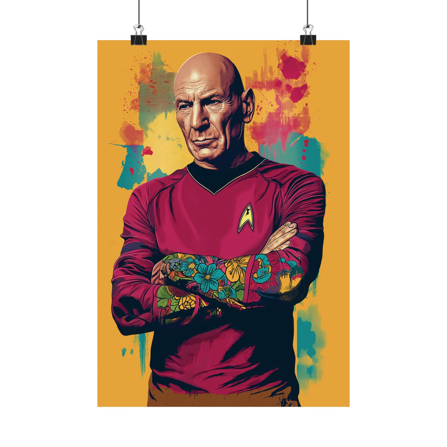 Picard 1 Matte Vertical Posters