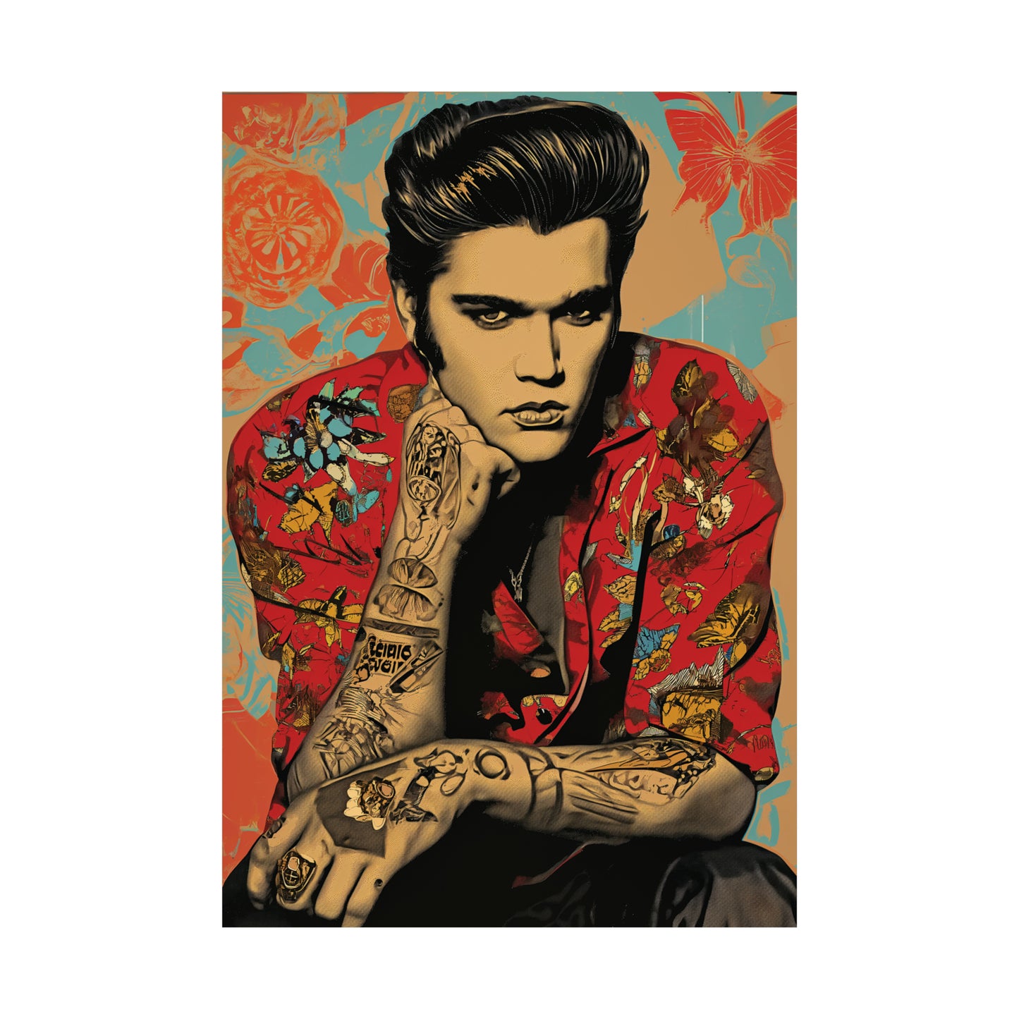 Elvis 2 Matte Vertical Posters