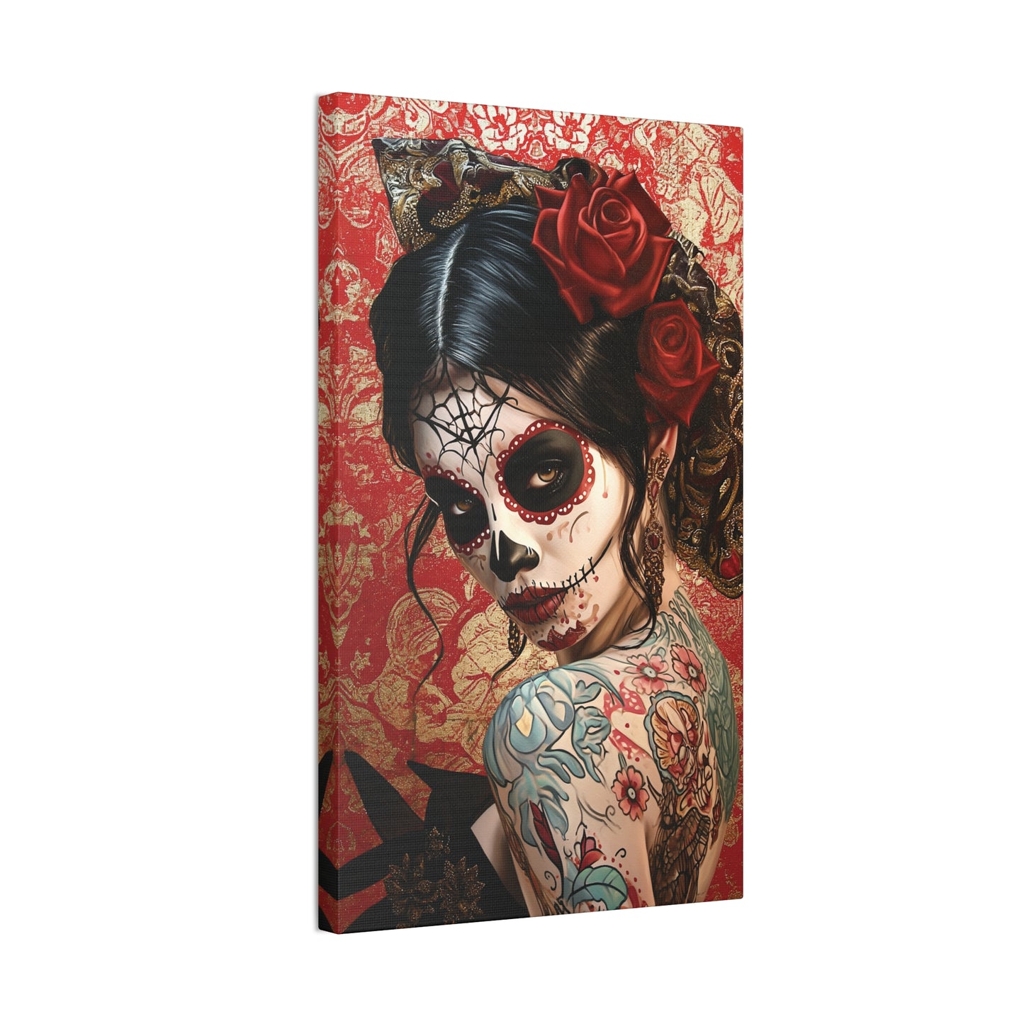 Day of the Dead 3 Canvas Stretched, 0.75"