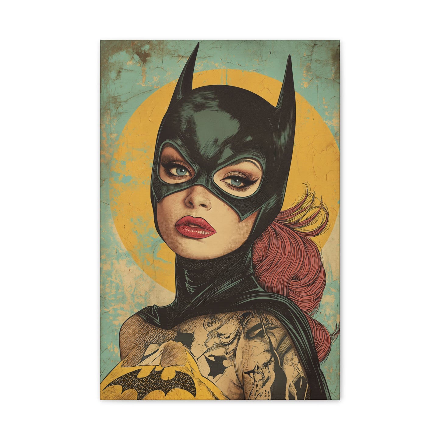 Batgirl 2 Canvas Stretched, 0.75"