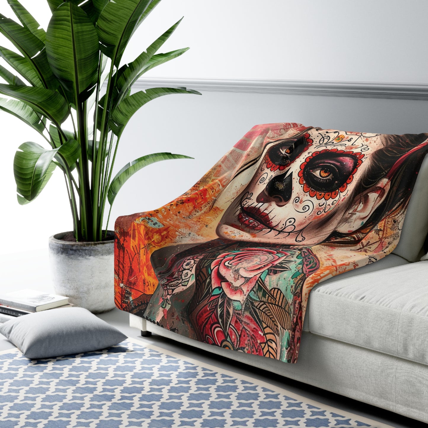 Dead 8 Sherpa Fleece Blanket