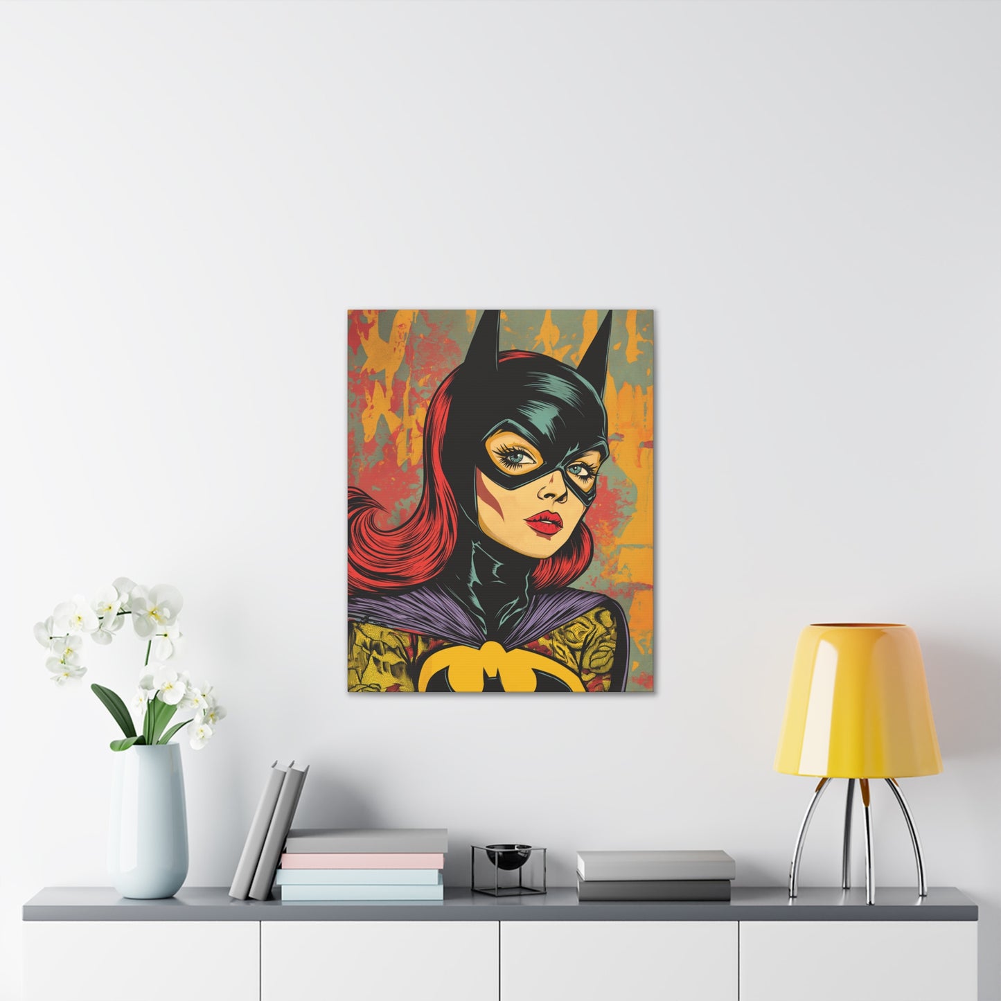 Batgirl 1 Canvas Stretched, 0.75"