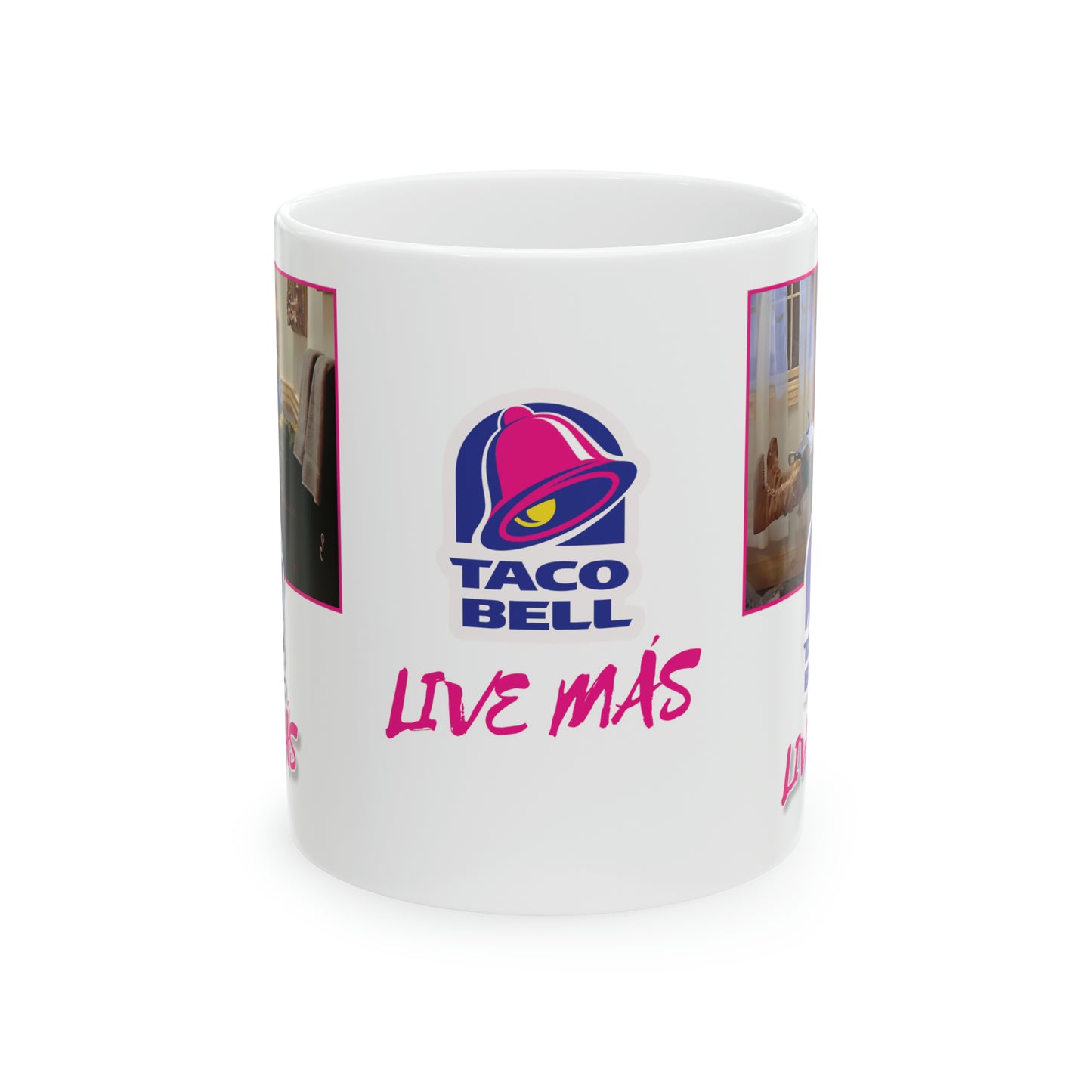 Living Mas!  Ceramic Mug 11oz