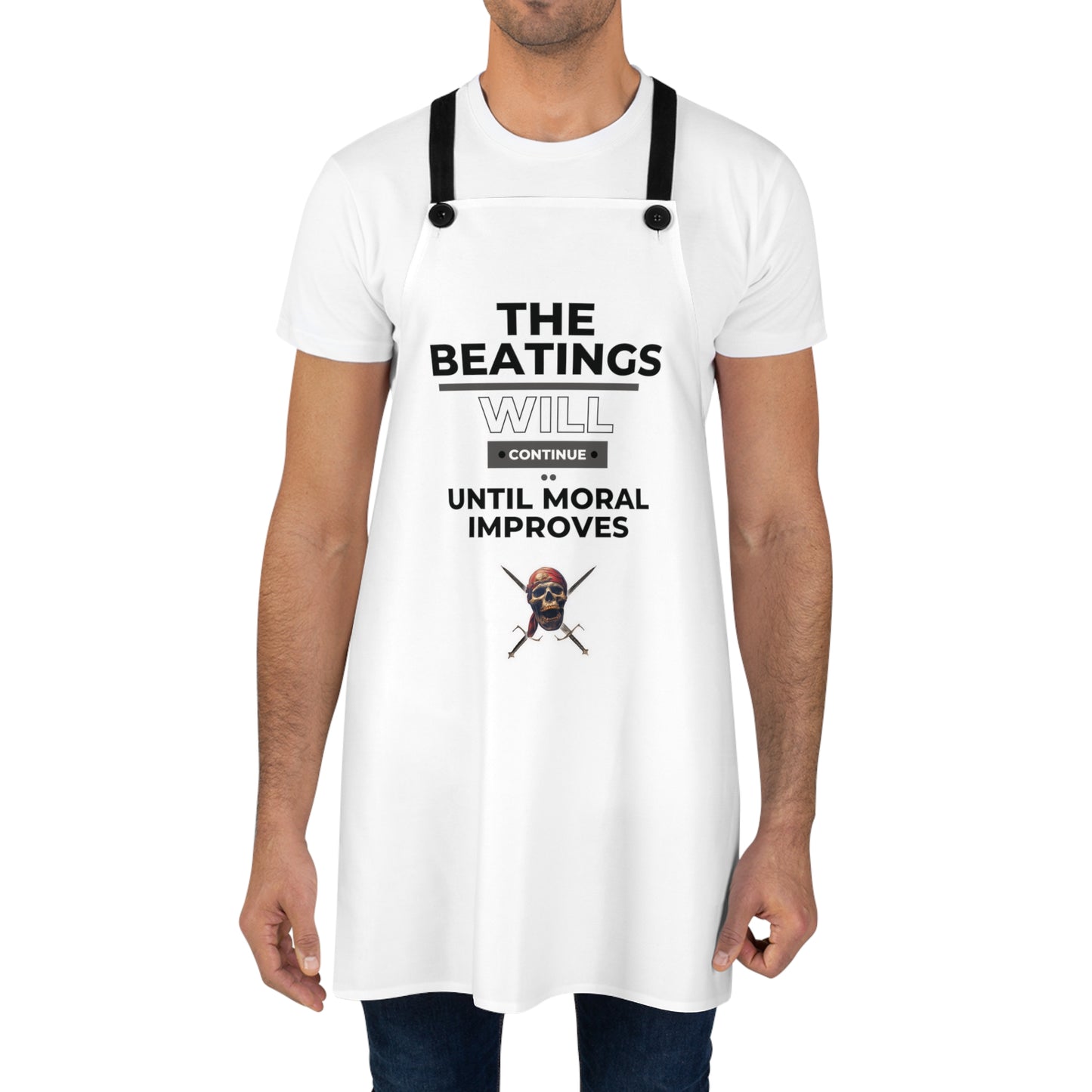 The Beatings Continue Apron (AOP)