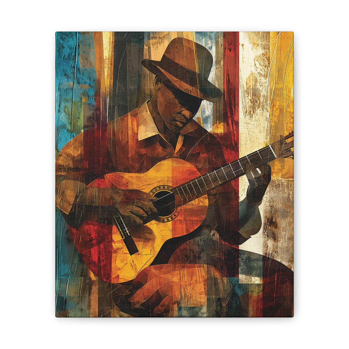 Guitar 1 Canvas Stretched, 0.75"