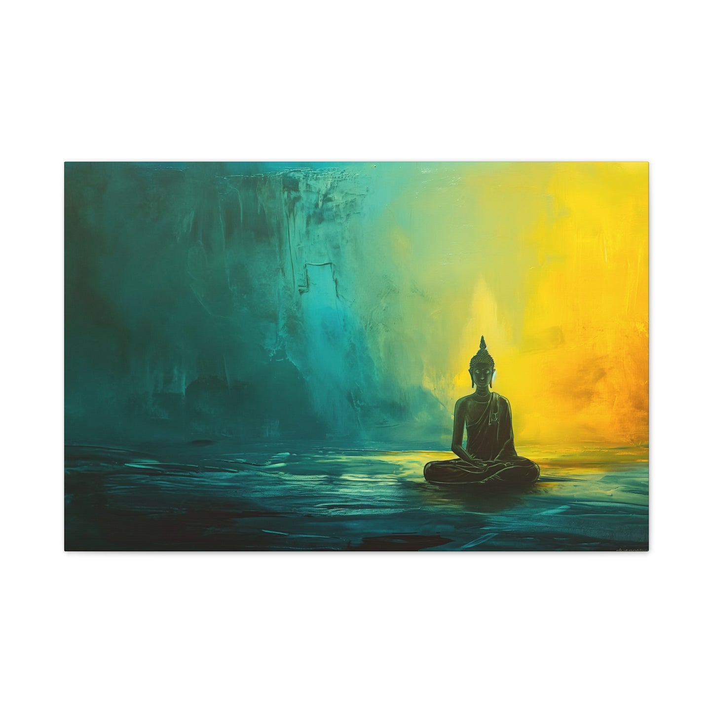 Buddha Painting Print 1 Canvas Stretched, 0.75"