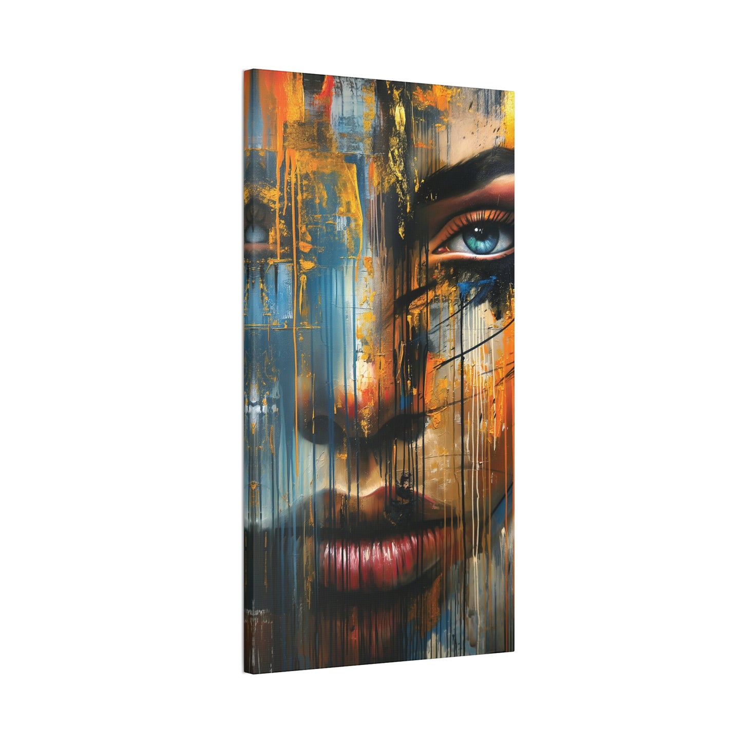 Graffiti Girl 1 Canvas Stretched, 0.75"