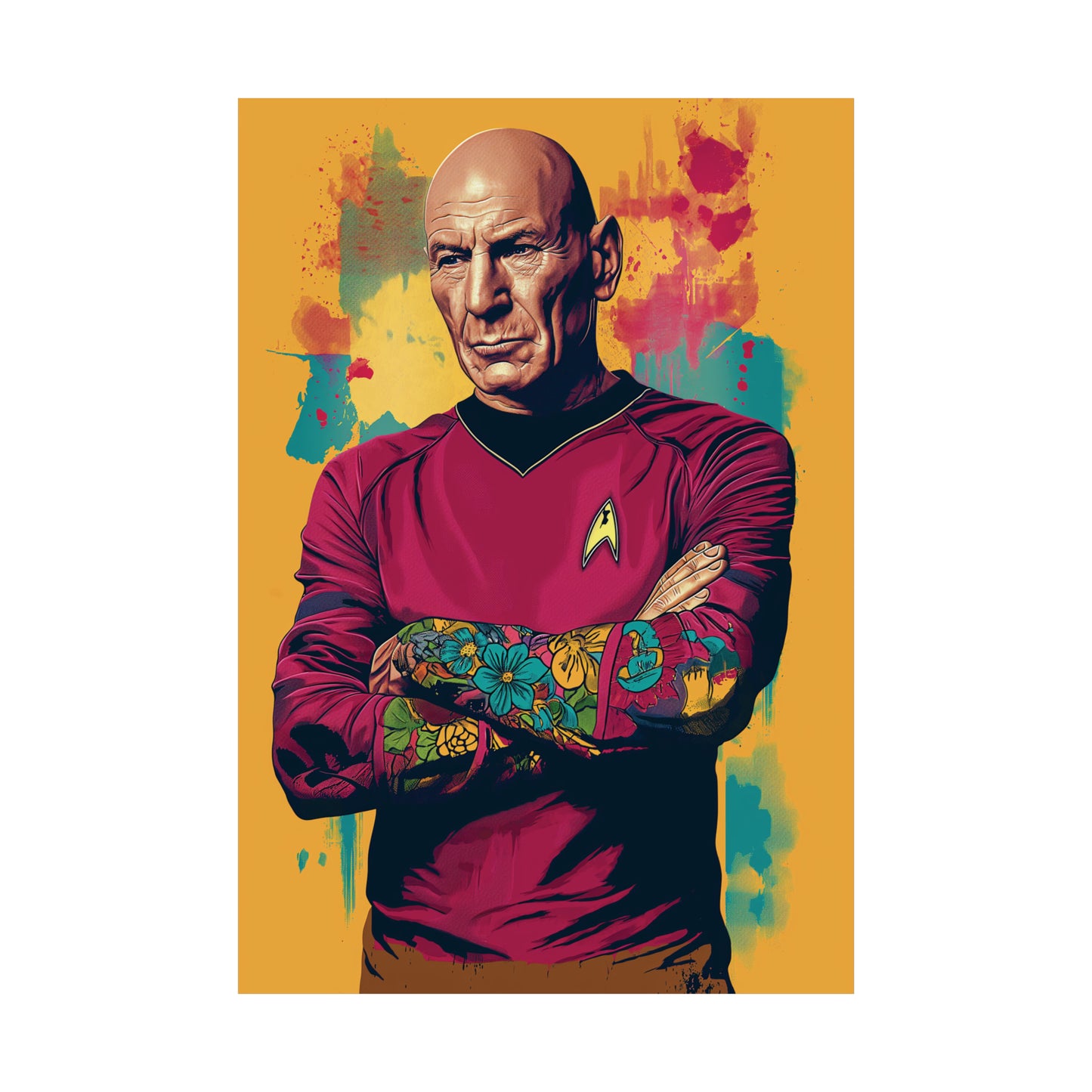 Picard 1 Matte Vertical Posters