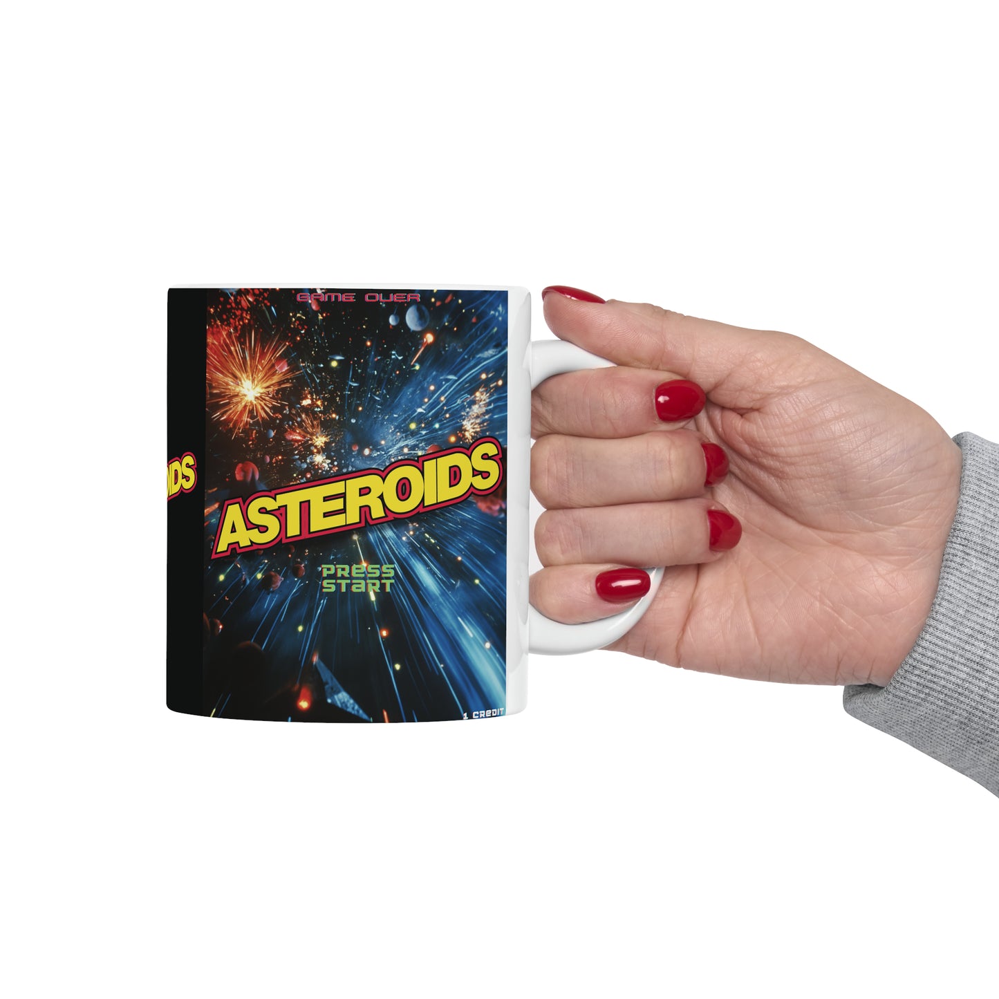 Asteroids Ceramic Mug 11oz