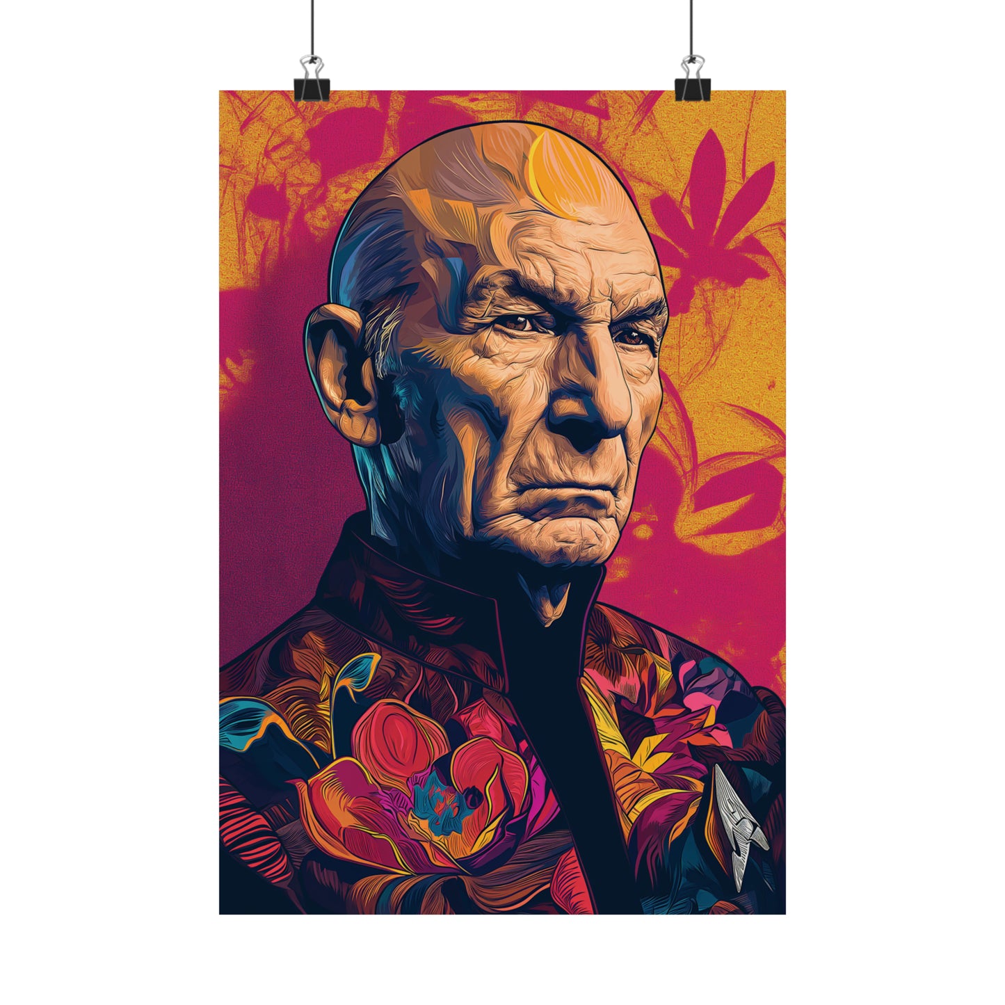 Picard 1 Matte Vertical Posters