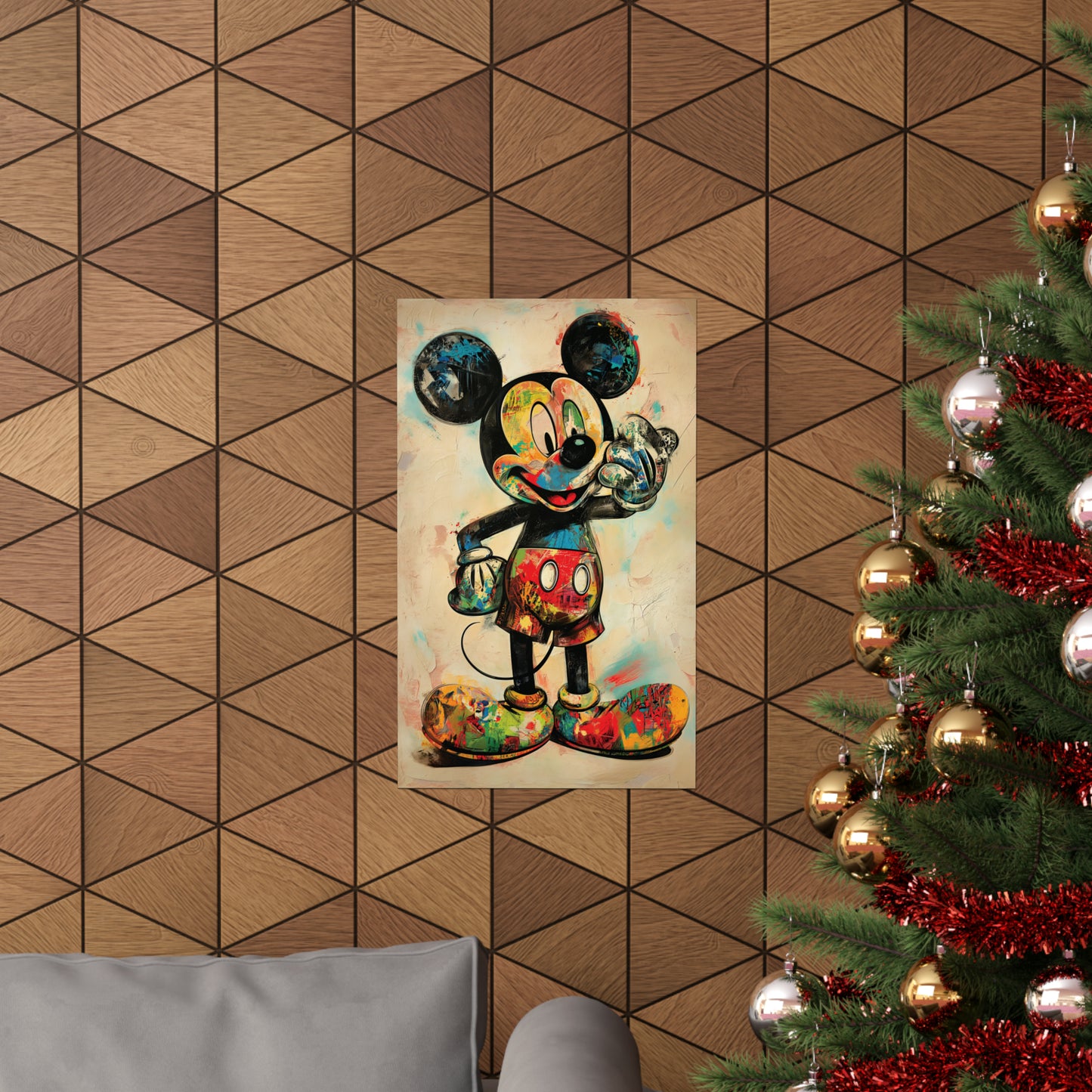 Mick the Mouse 1 Matte Vertical Posters