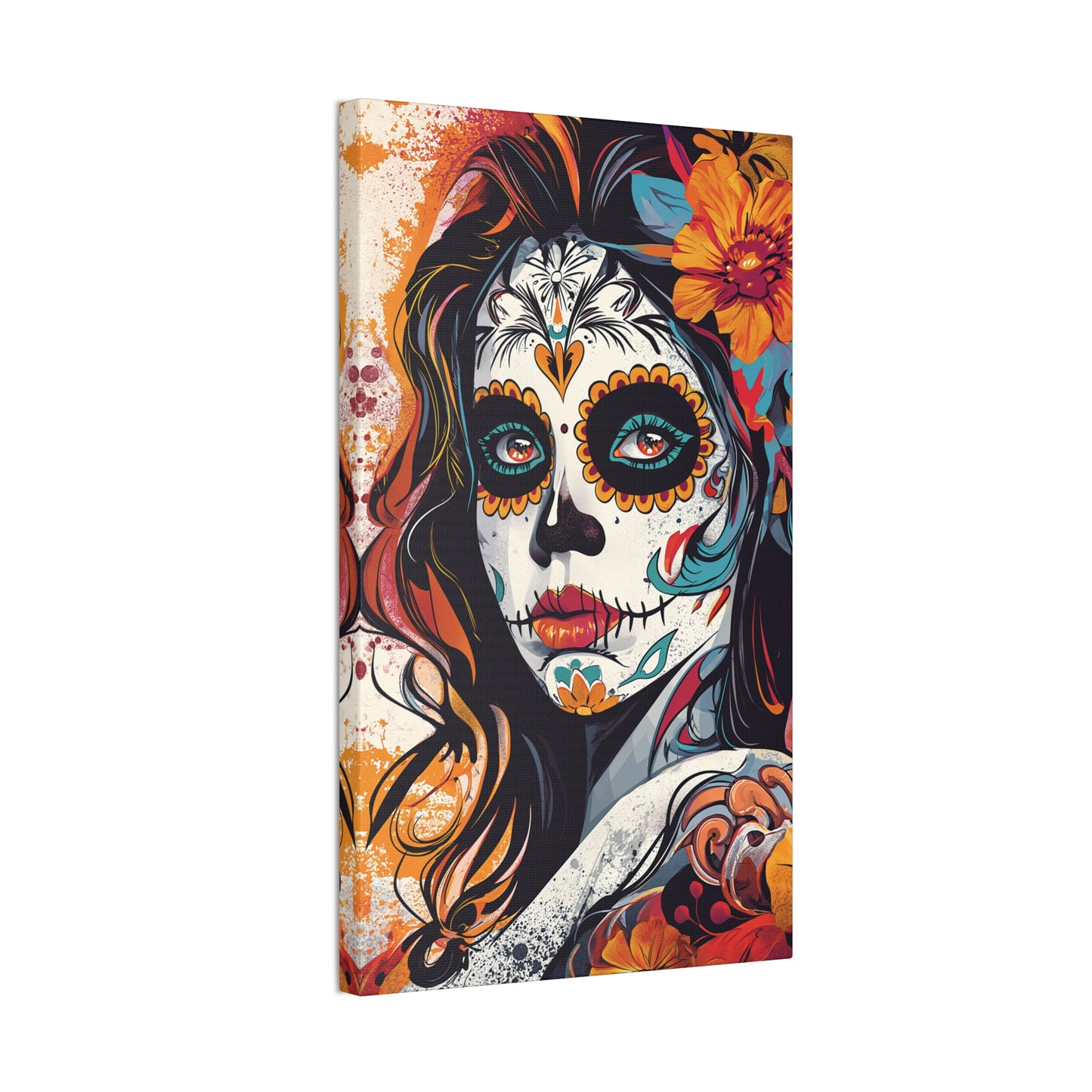 Day of the Dead 8 Canvas Stretched, 0.75"