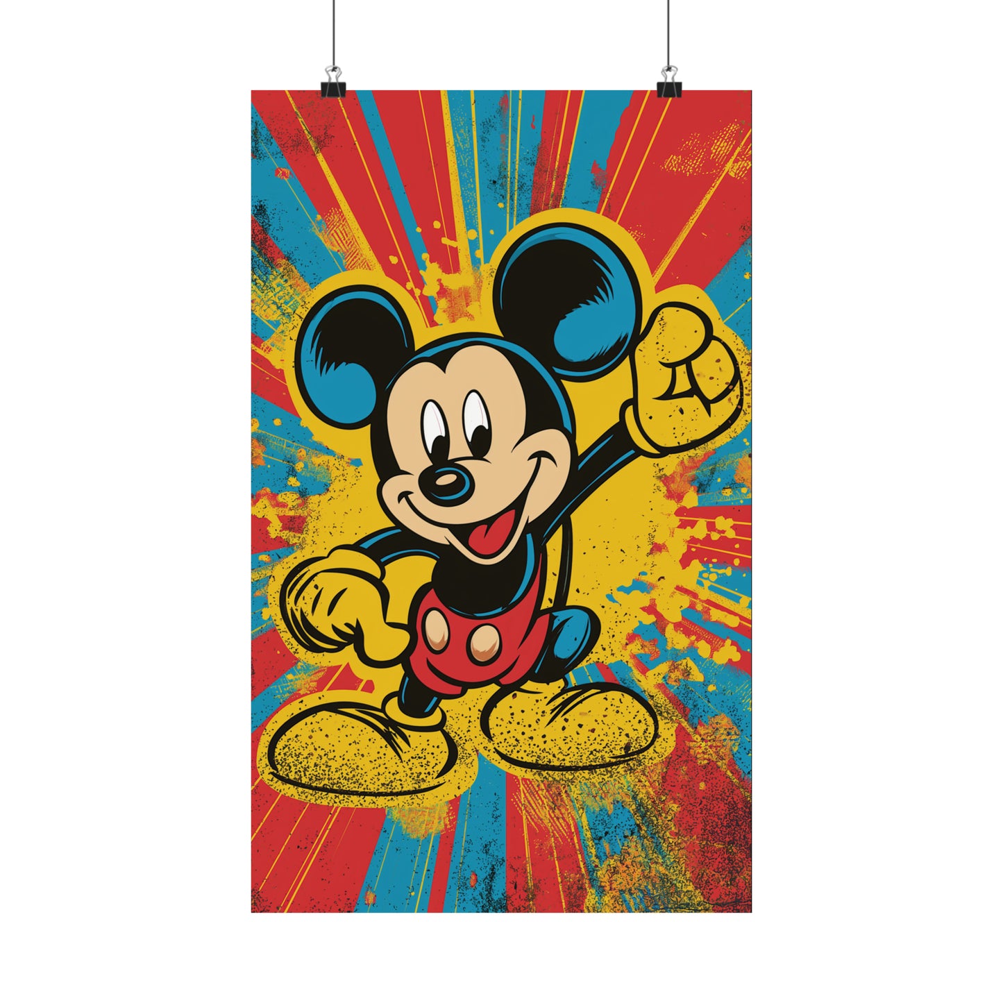 Mick the Mouse 6 Matte Vertical Posters