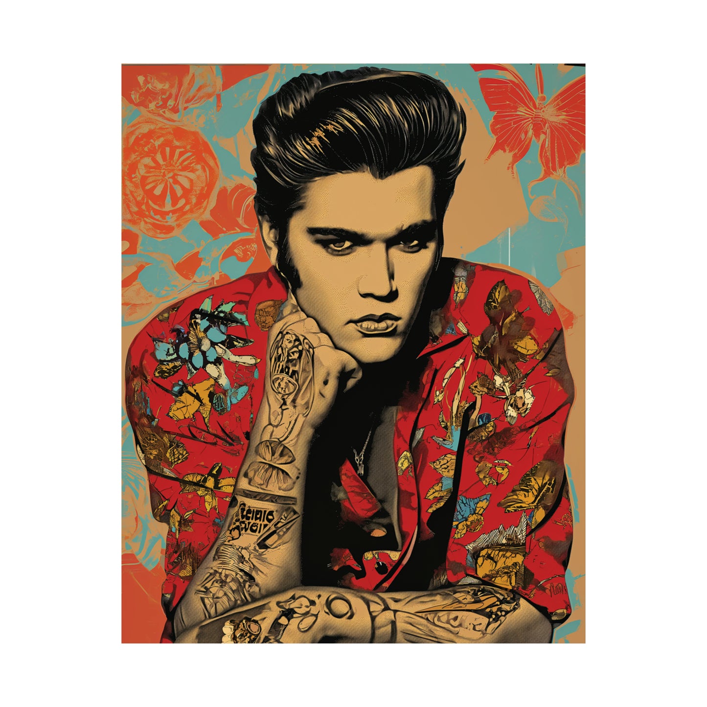 Elvis 2 Matte Vertical Posters