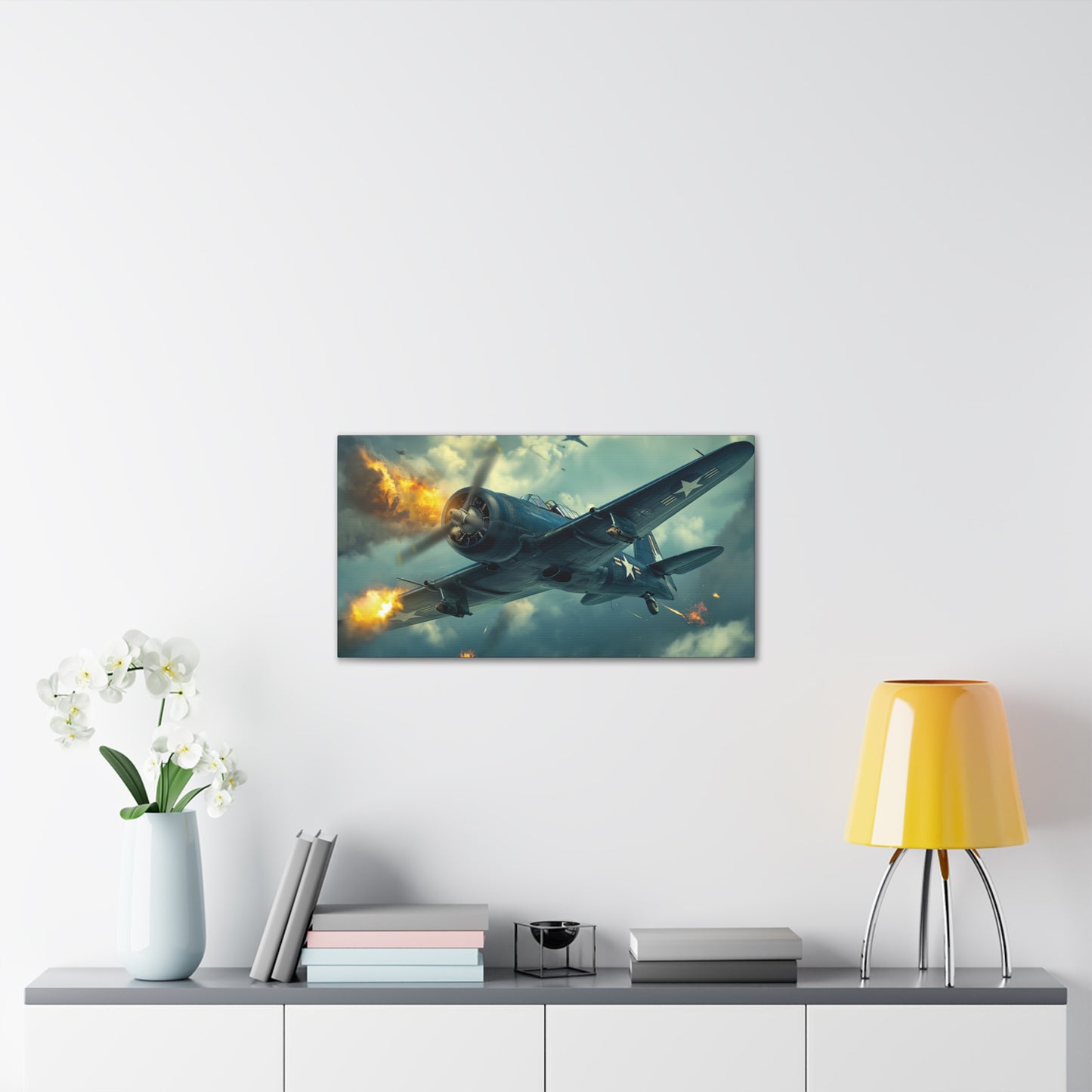 WWII Fighter 1 Canvas Stretched, 0.75"