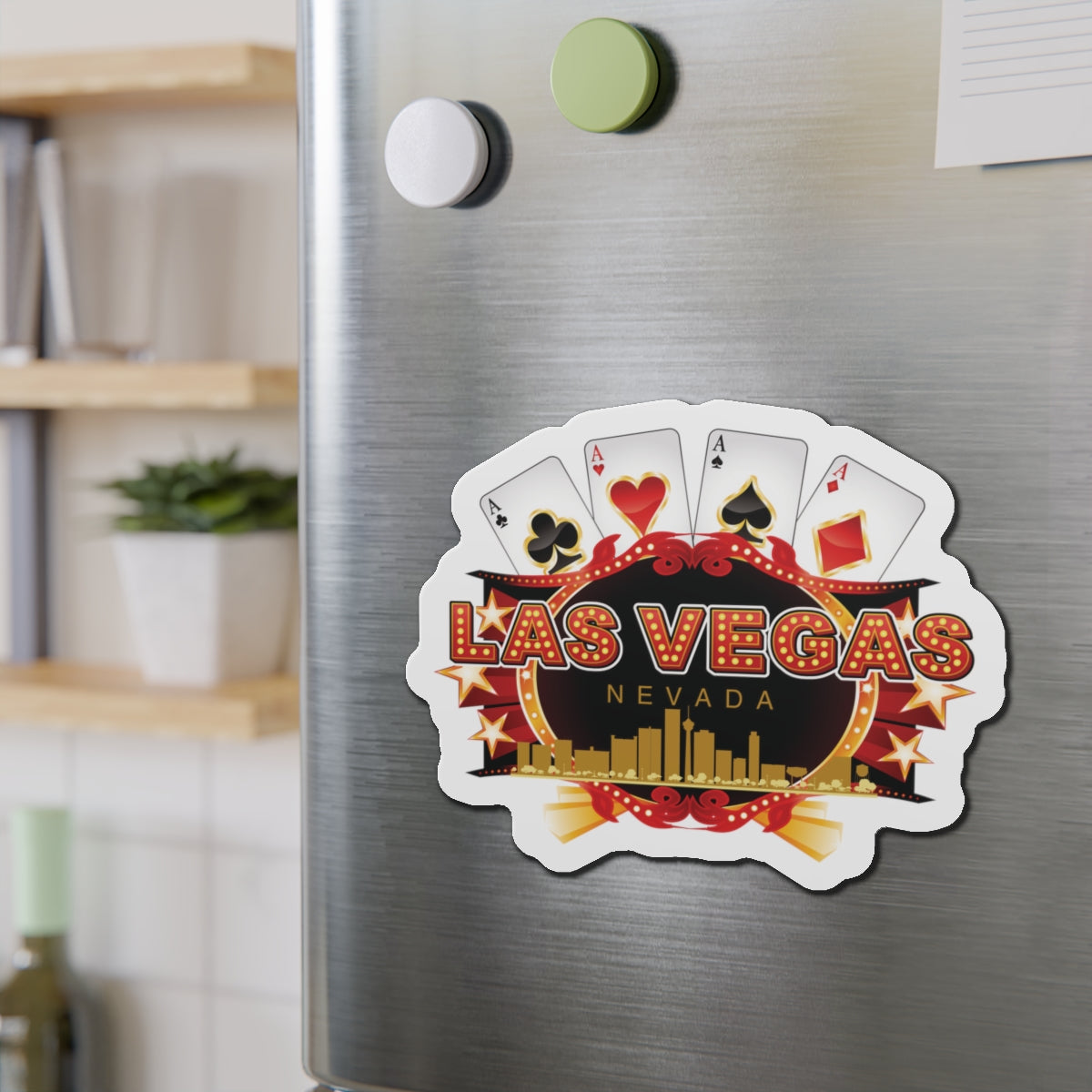 Las Vegas 2 Die-Cut Magnets