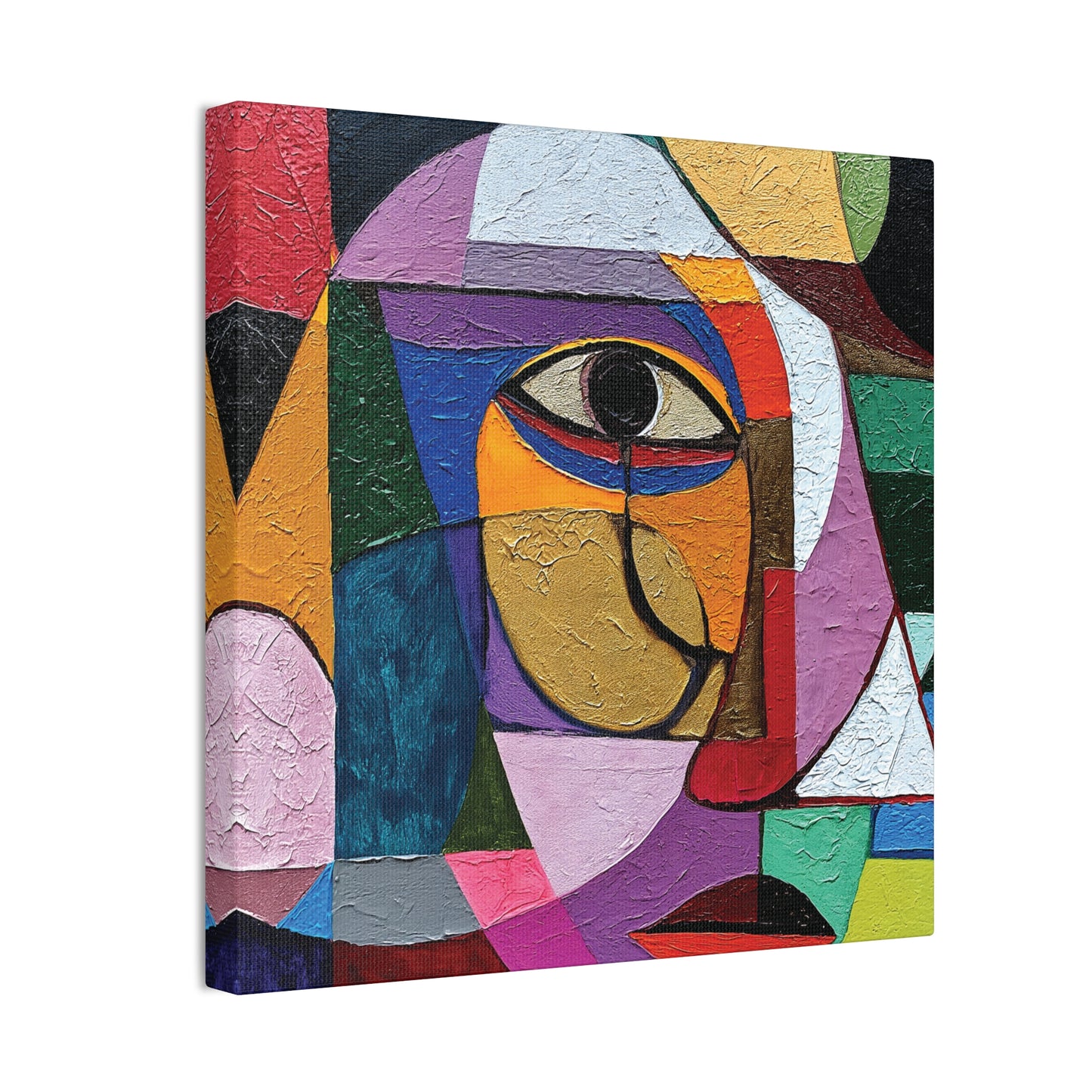 Peter Casso2 Square Canvas Stretched, 0.75"