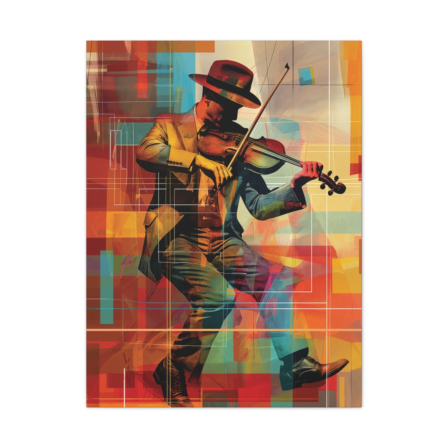 Violin 1 Canvas Stretched, 0.75"