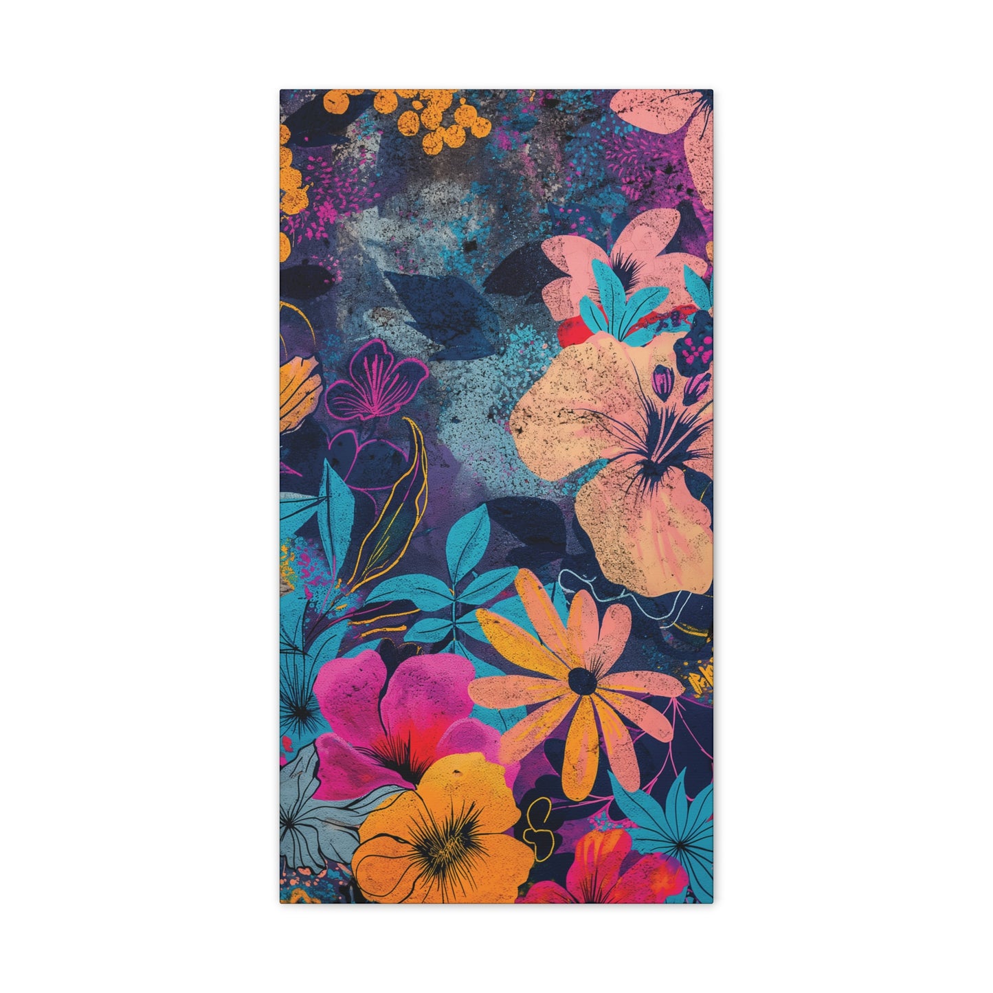 Flowers 2 Canvas Stretched, 0.75"