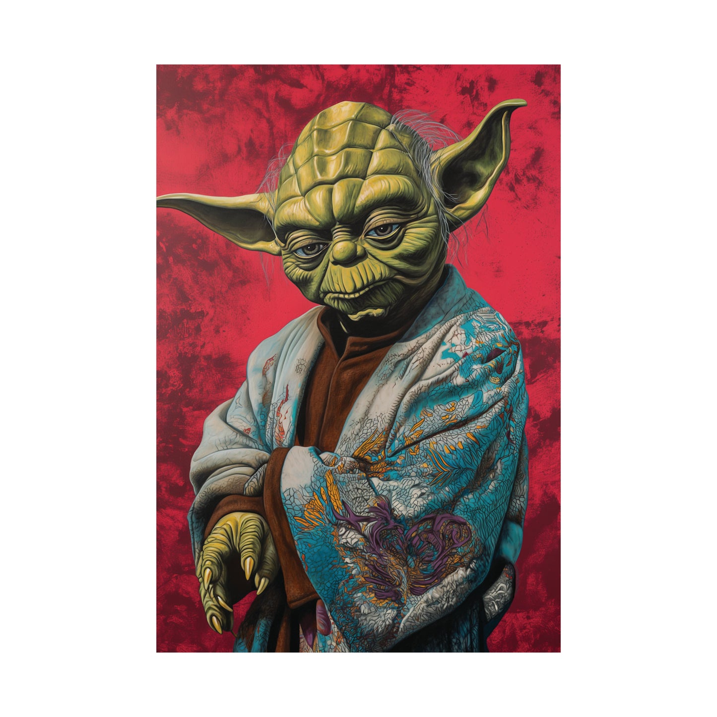 Yoda 2 Matte Vertical Posters