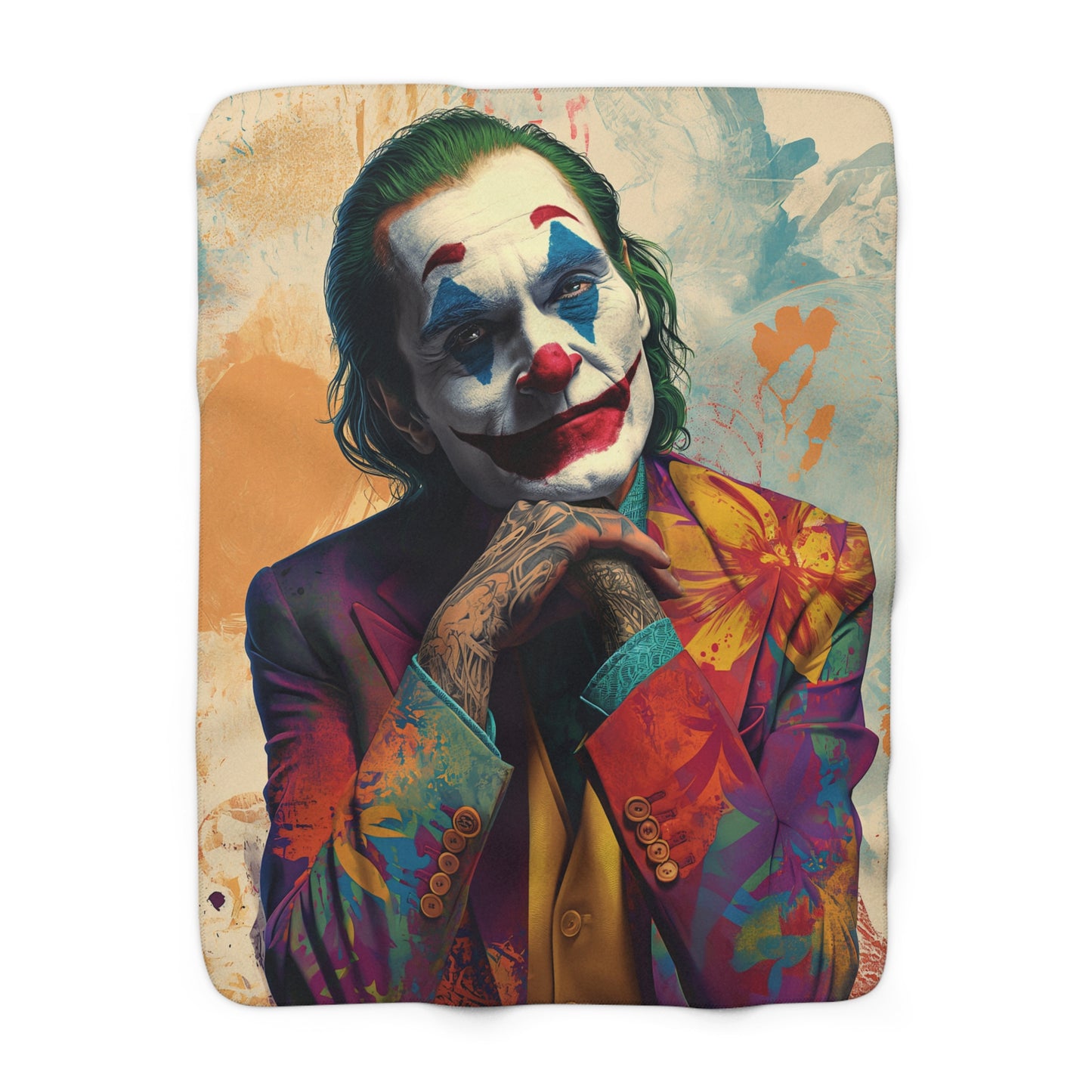 Joker 1 Sherpa Fleece Blanket