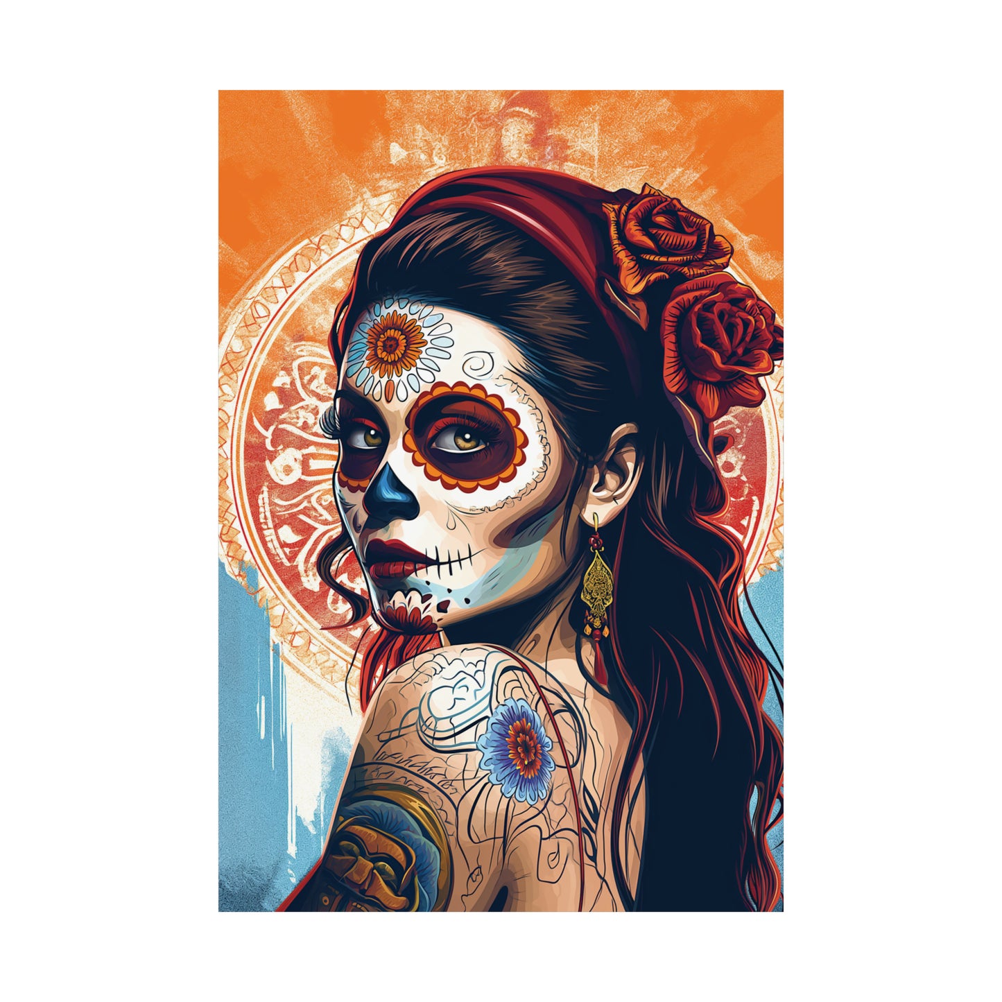 Day of the Dead 7 Matte Vertical Posters