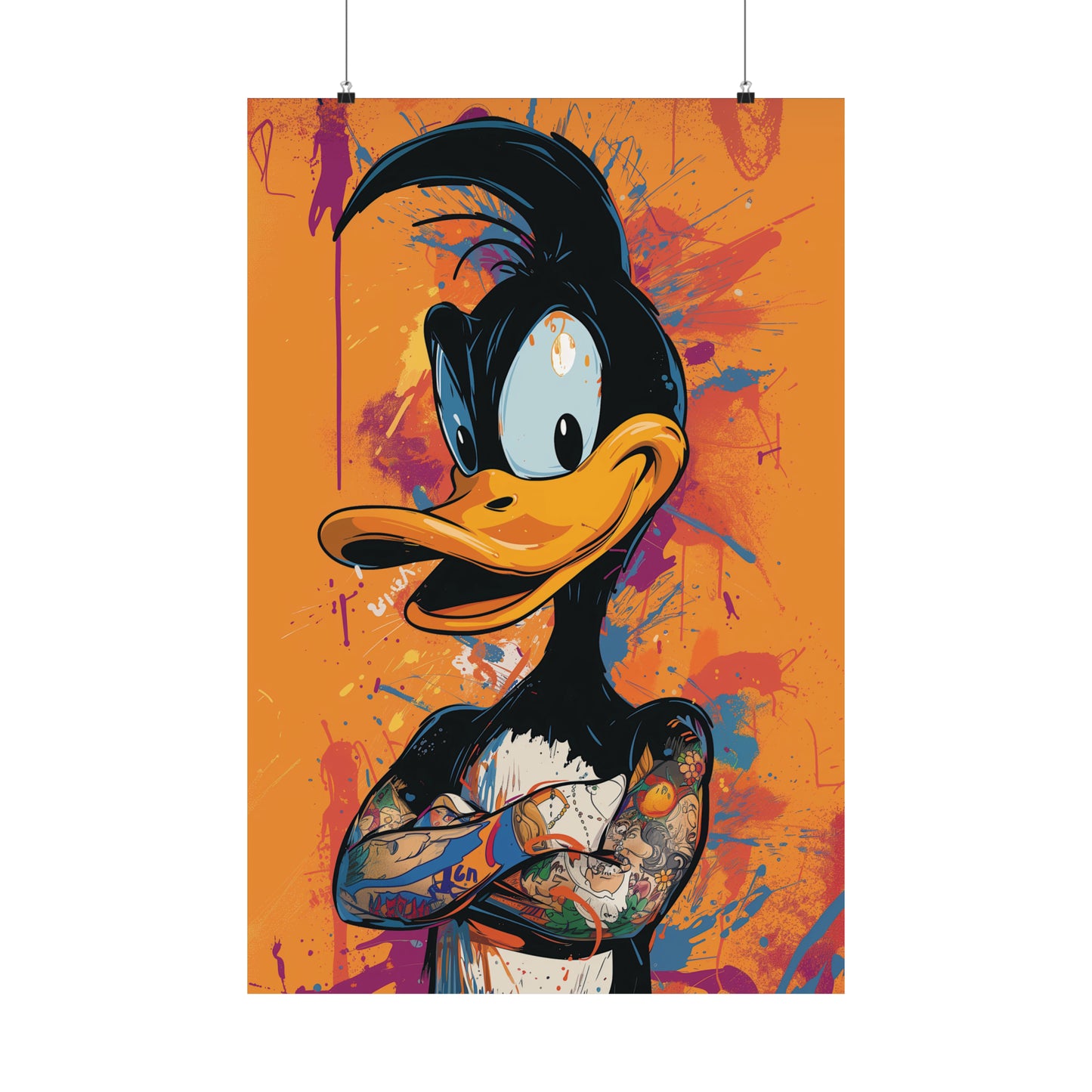 Daft Duck Matte Vertical Posters