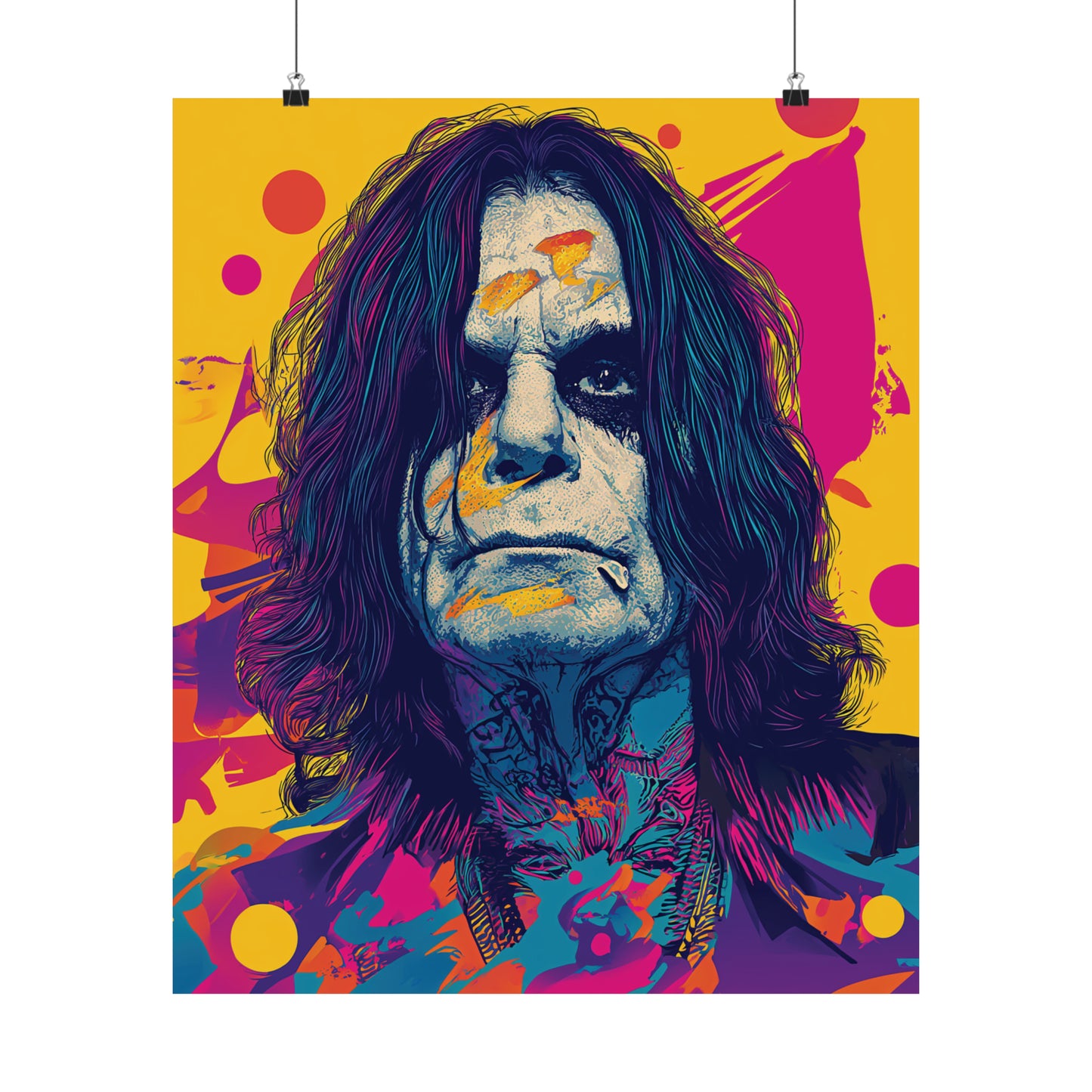 Ozzy 2 Matte Vertical Posters