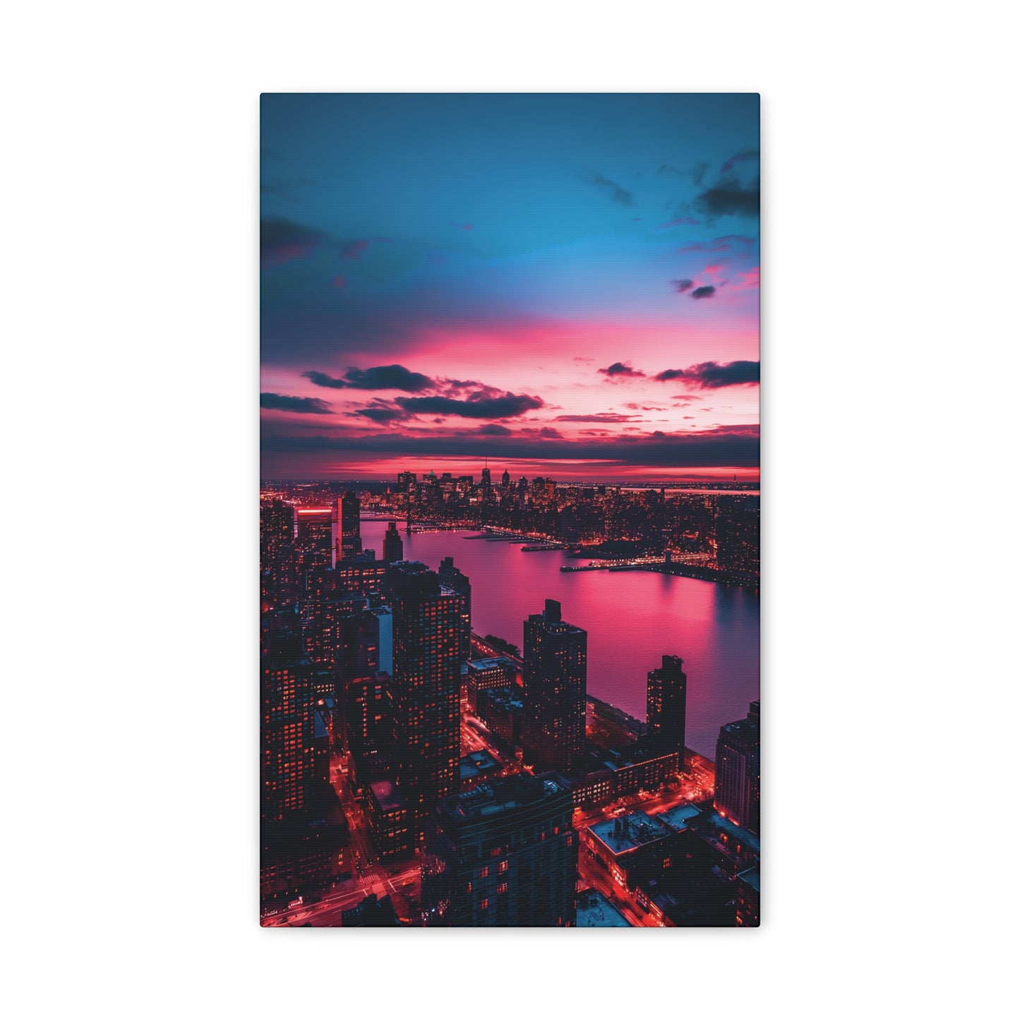 New York 3 Canvas Stretched, 0.75"