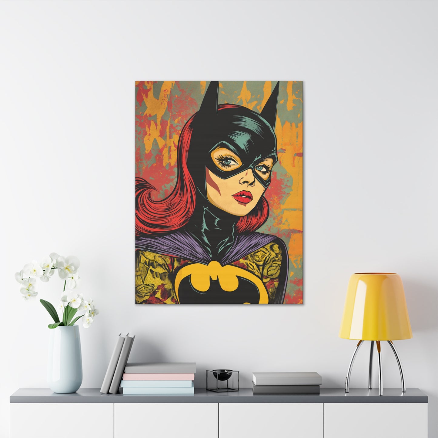 Batgirl 1 Canvas Stretched, 0.75"