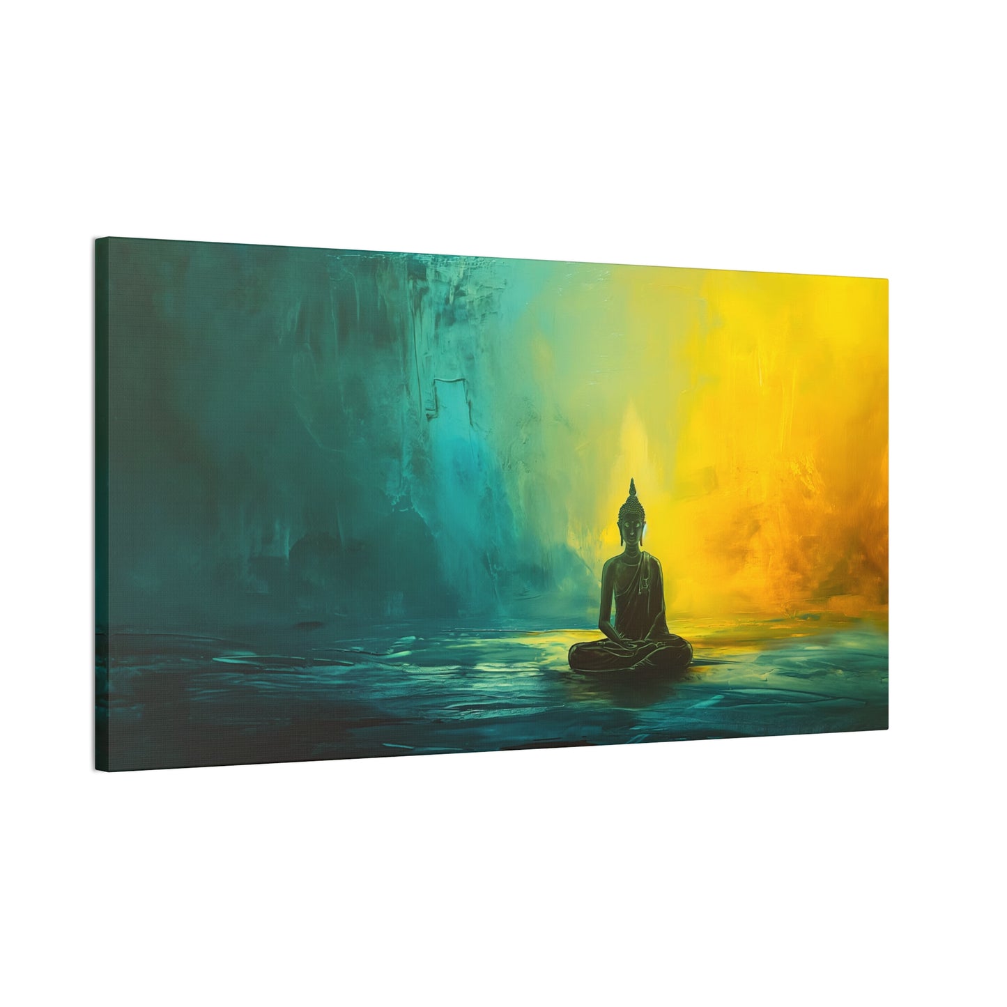 Buddha Painting Print 1 Canvas Stretched, 0.75"