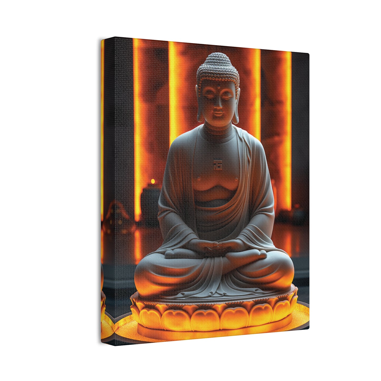 Buddha 19 Canvas Stretched, 0.75"