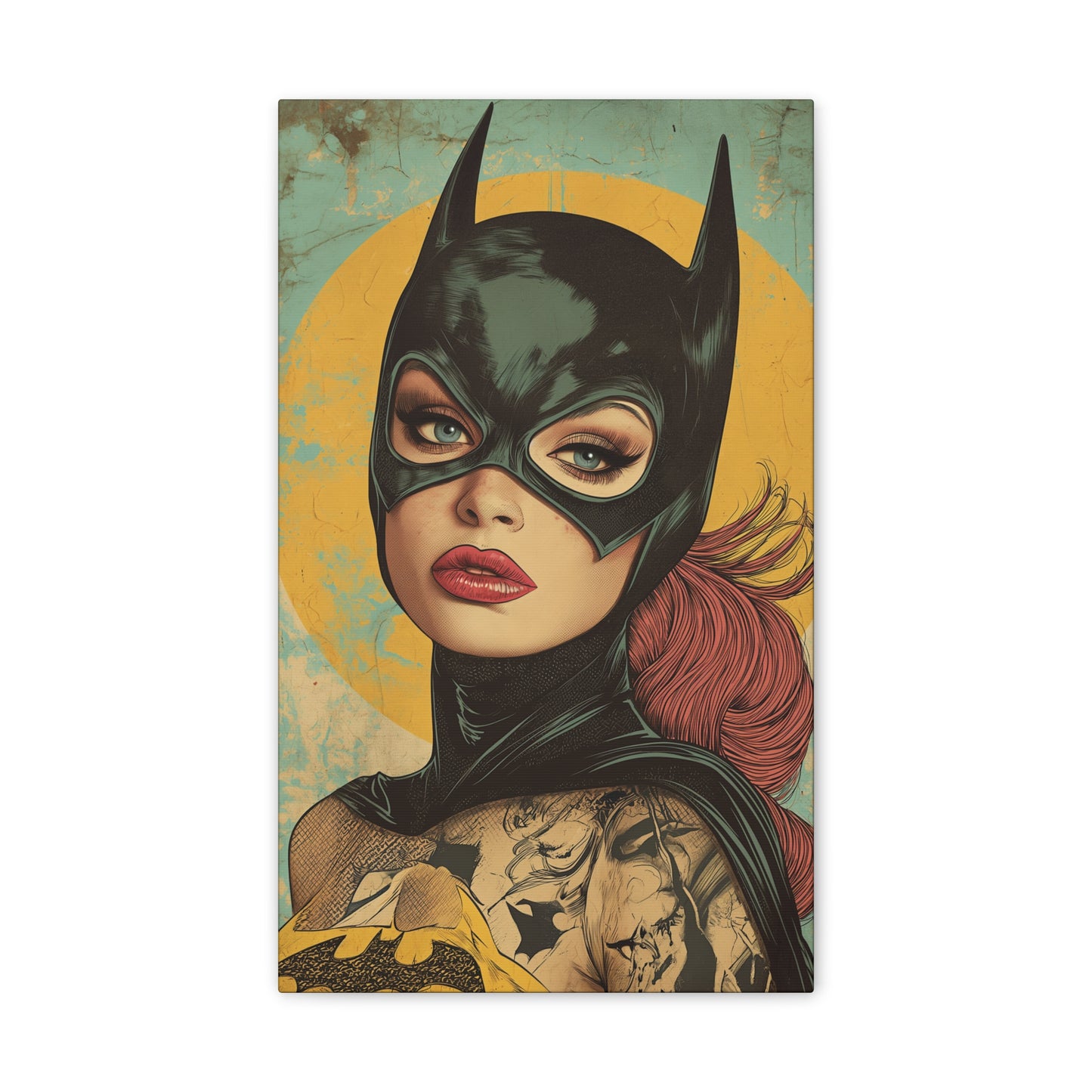 Batgirl 2 Canvas Stretched, 0.75"