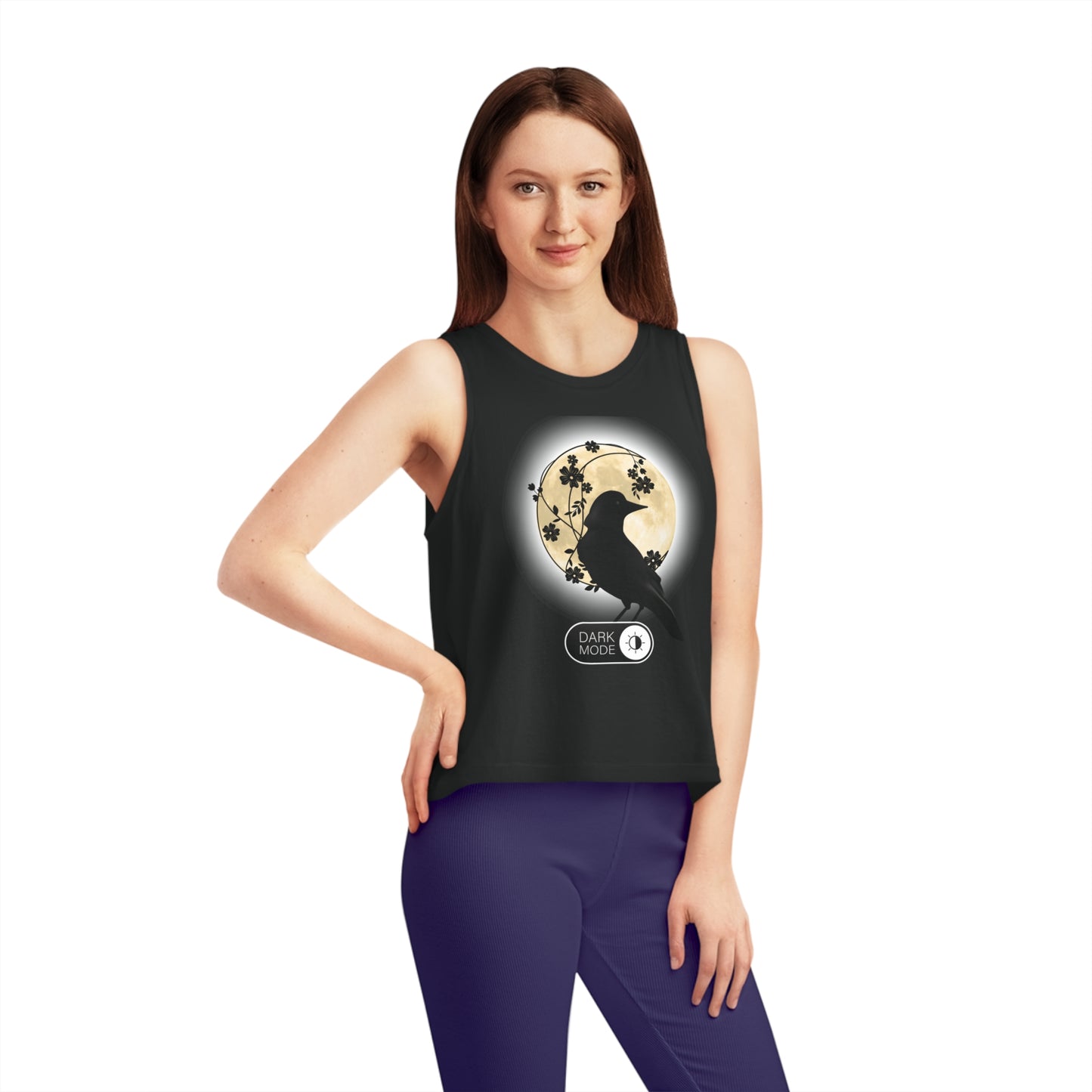 Dark Mode Women's Dancer Cropped Tank Top