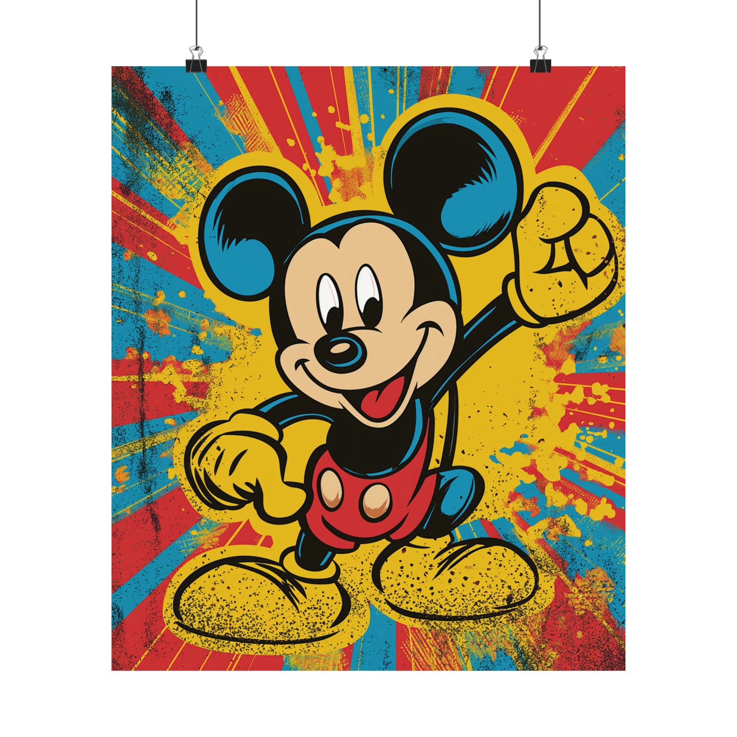 Mick the Mouse 6 Matte Vertical Posters