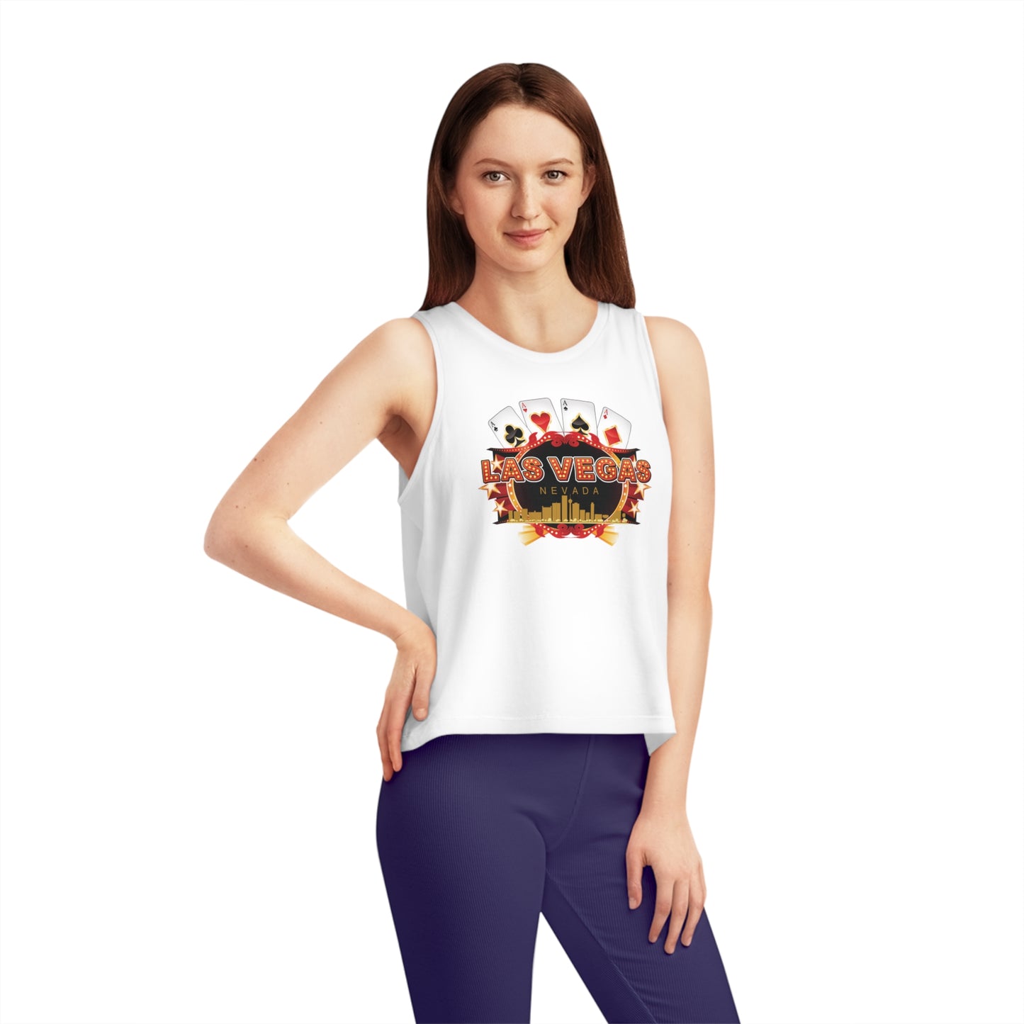 Las Vegas 1 Women's Dancer Cropped Tank Top