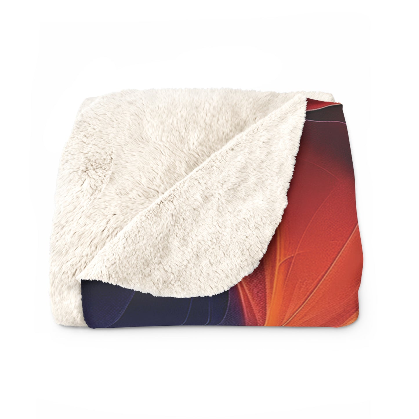 Swirling Ribbons Sherpa Fleece Blanket