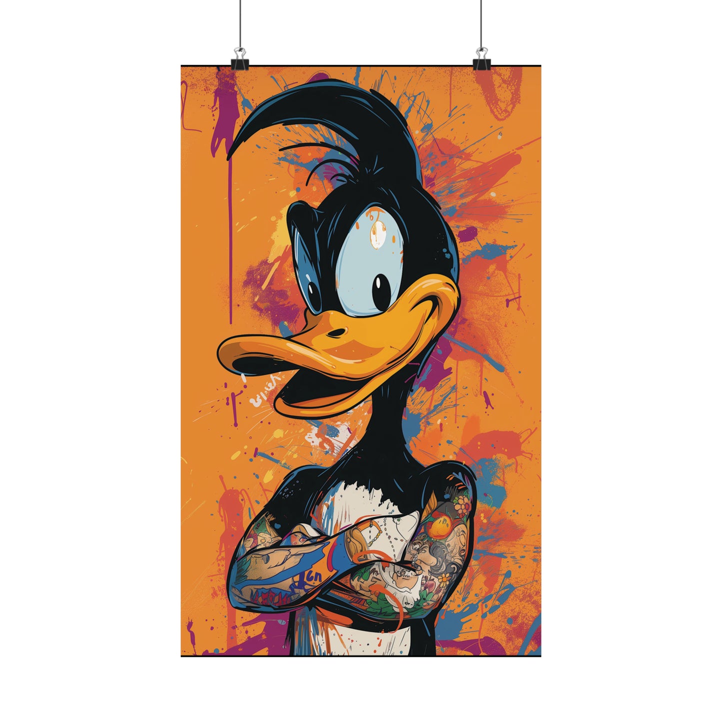 Daft Duck Matte Vertical Posters