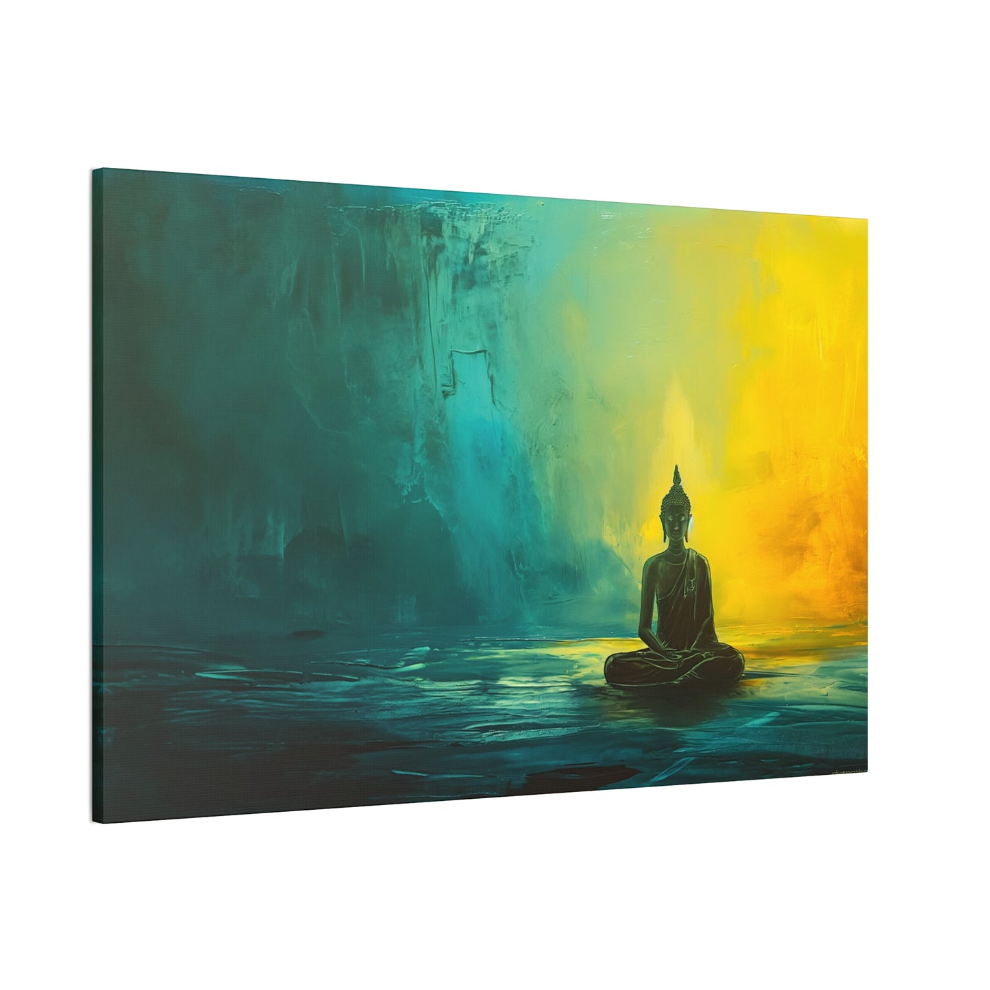 Buddha Painting Print 1 Canvas Stretched, 0.75"