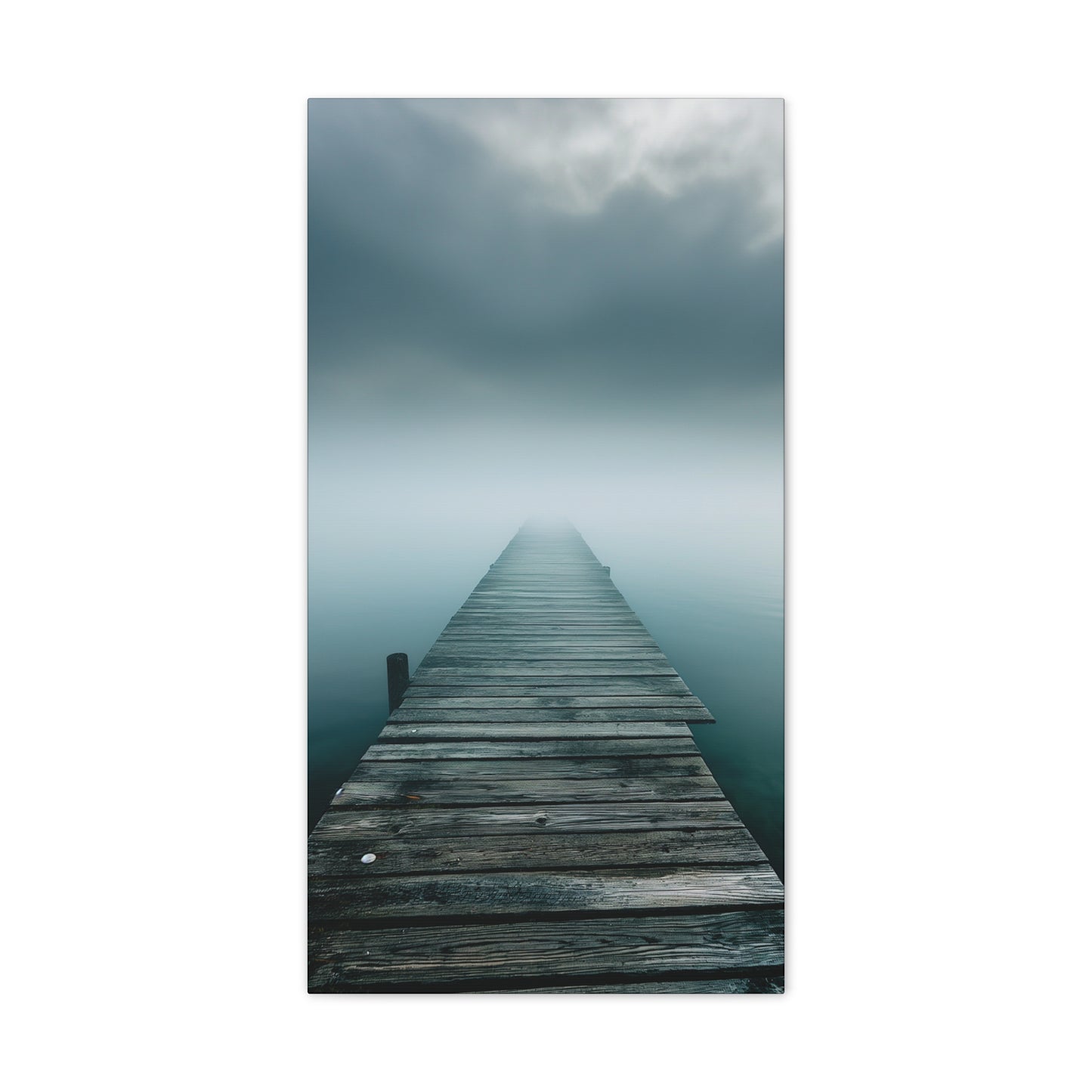 Misty Pier 1 Canvas Stretched, 0.75"