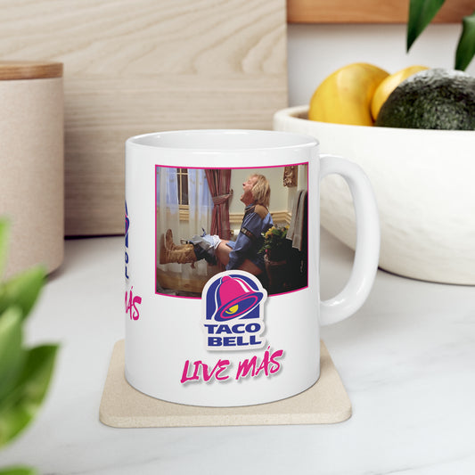 Living Mas!  Ceramic Mug 11oz